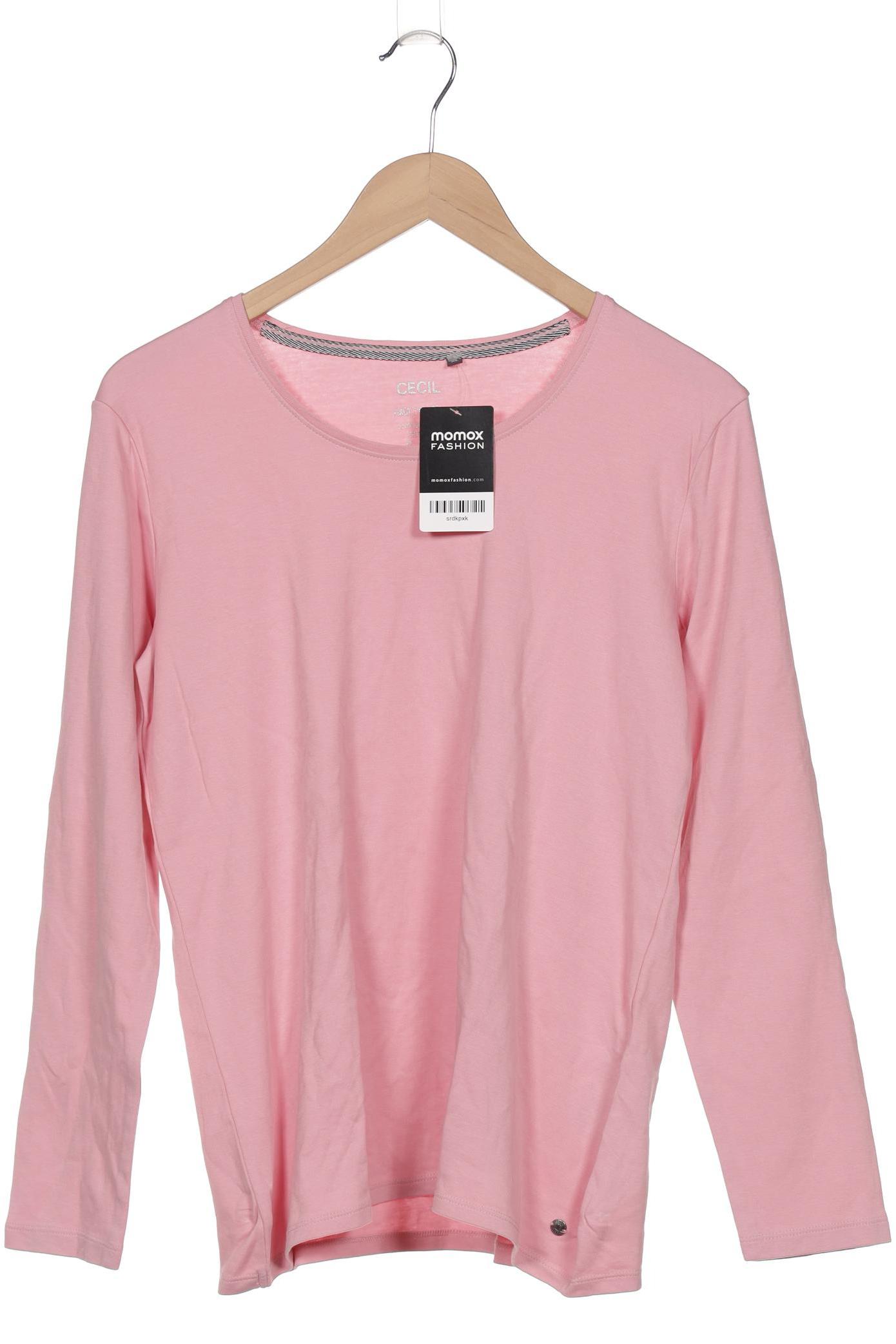 

Cecil Damen Langarmshirt, pink, Gr. 44