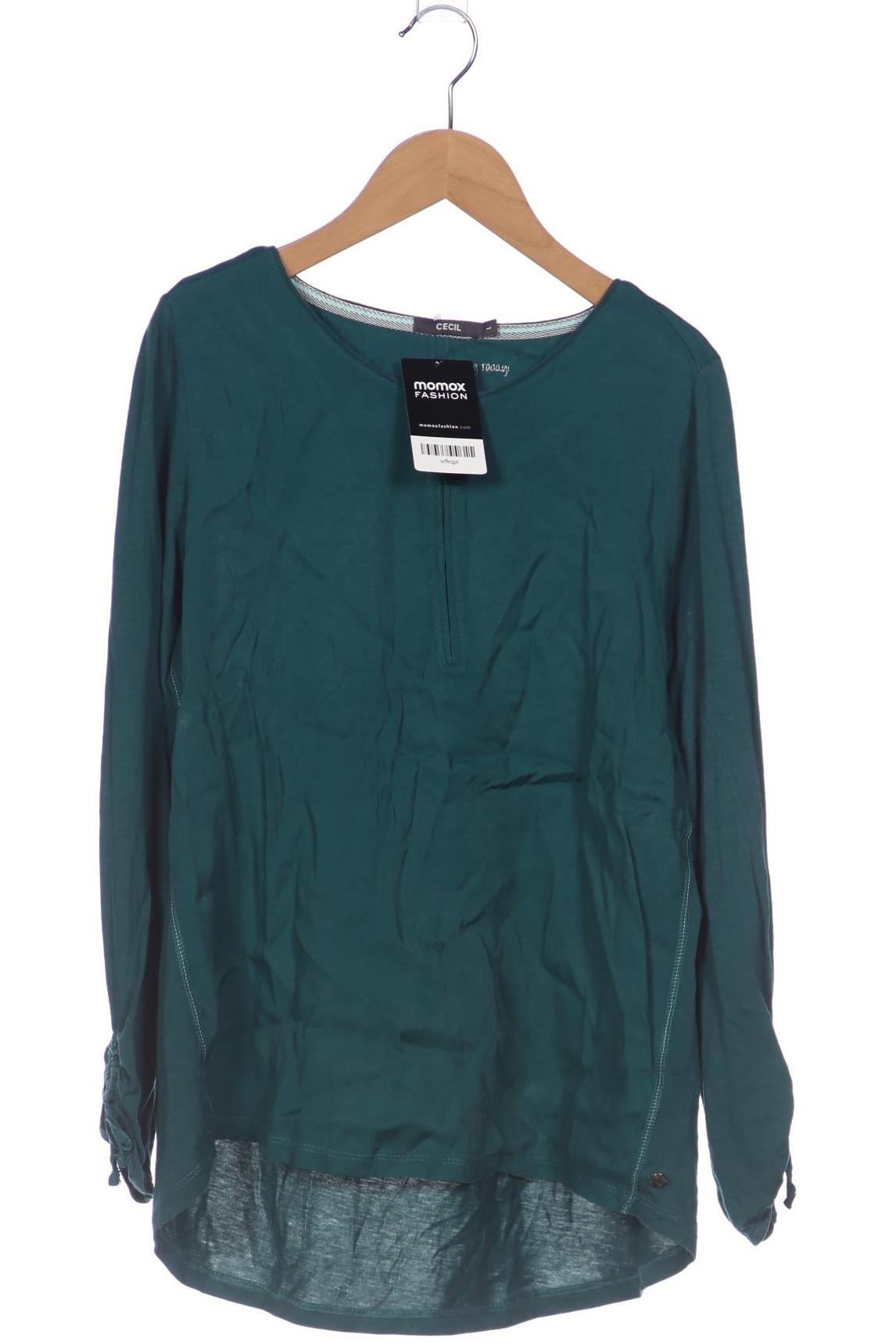 

Cecil Damen Langarmshirt, türkis, Gr. 42