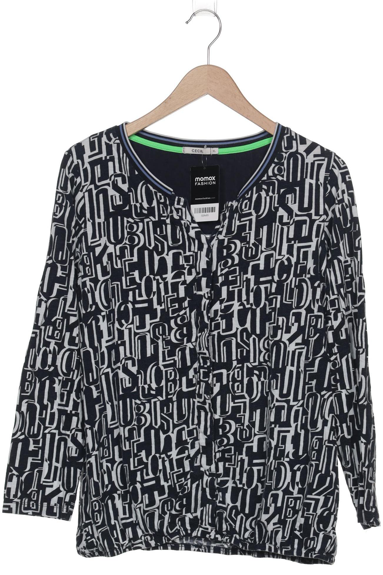 

Cecil Damen Langarmshirt, marineblau, Gr. 44