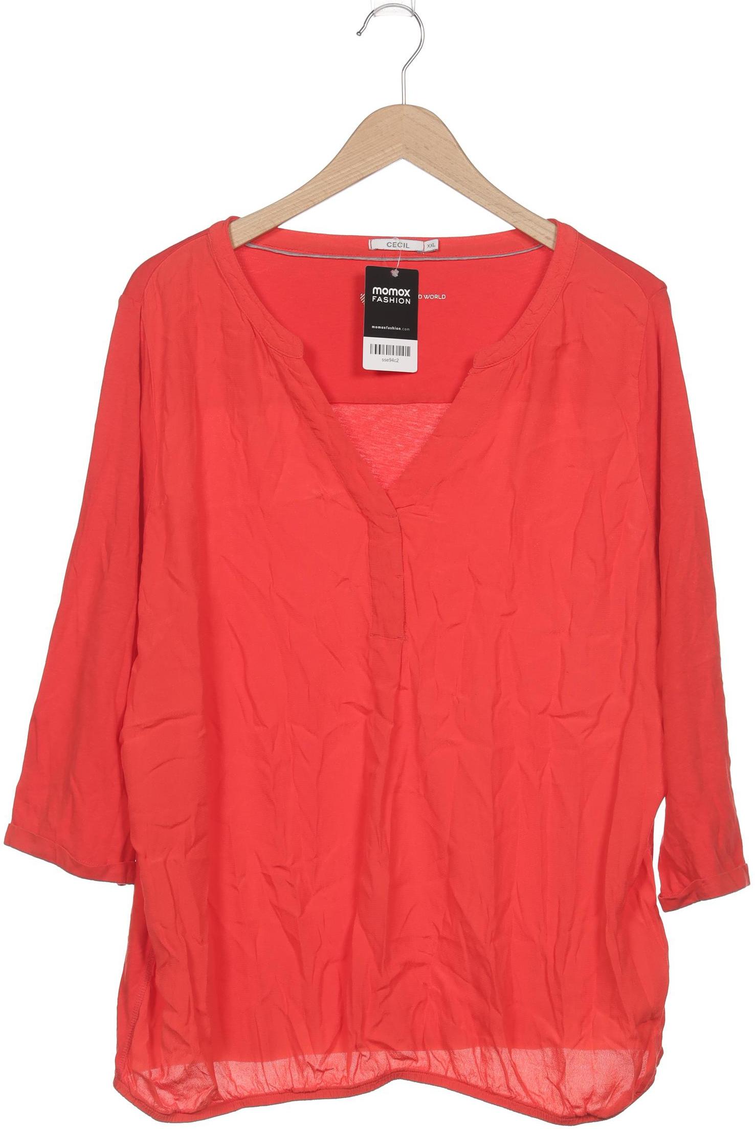 

Cecil Damen Langarmshirt, rot, Gr. 46