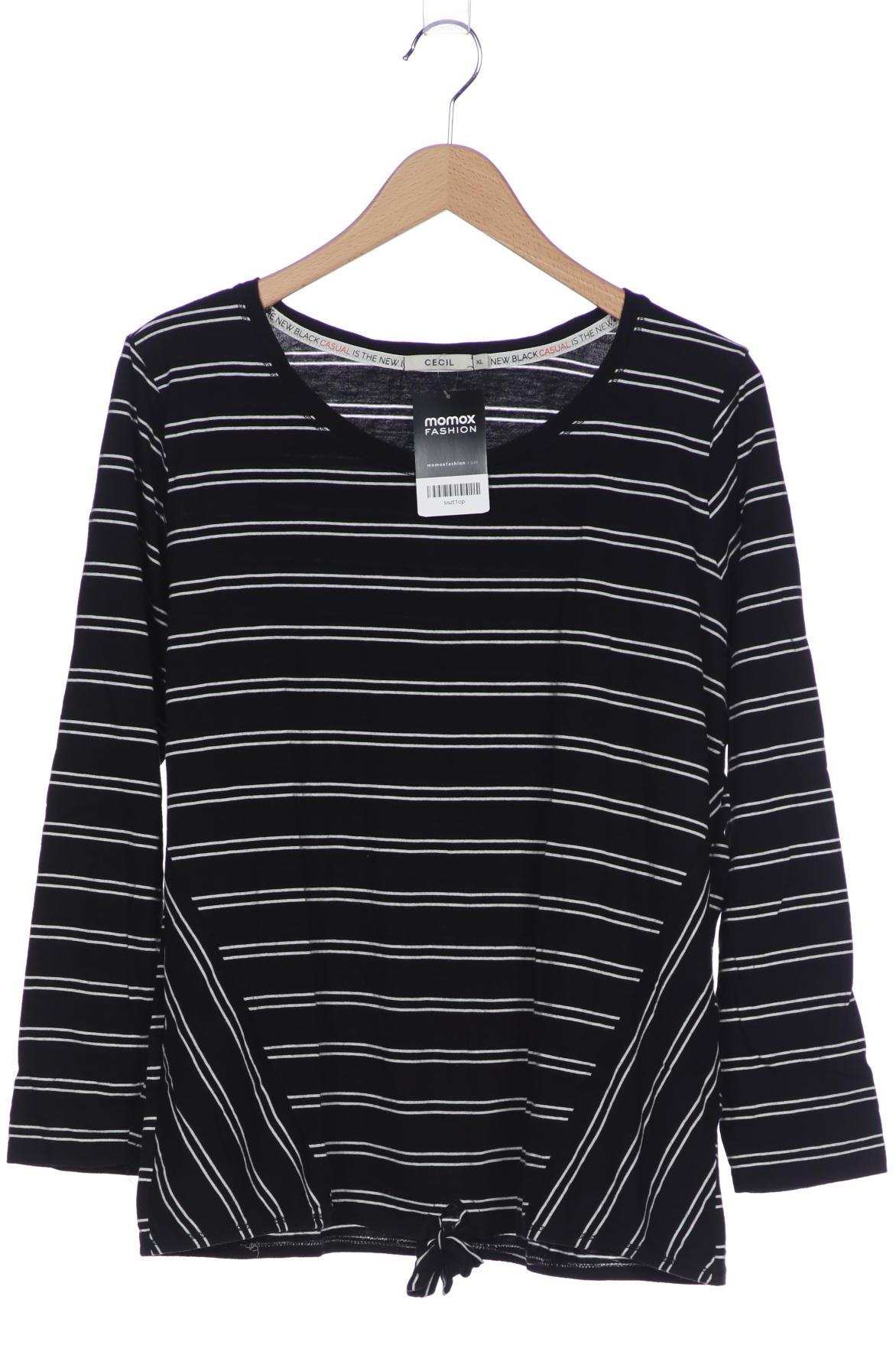 

Cecil Damen Langarmshirt, schwarz, Gr. 44