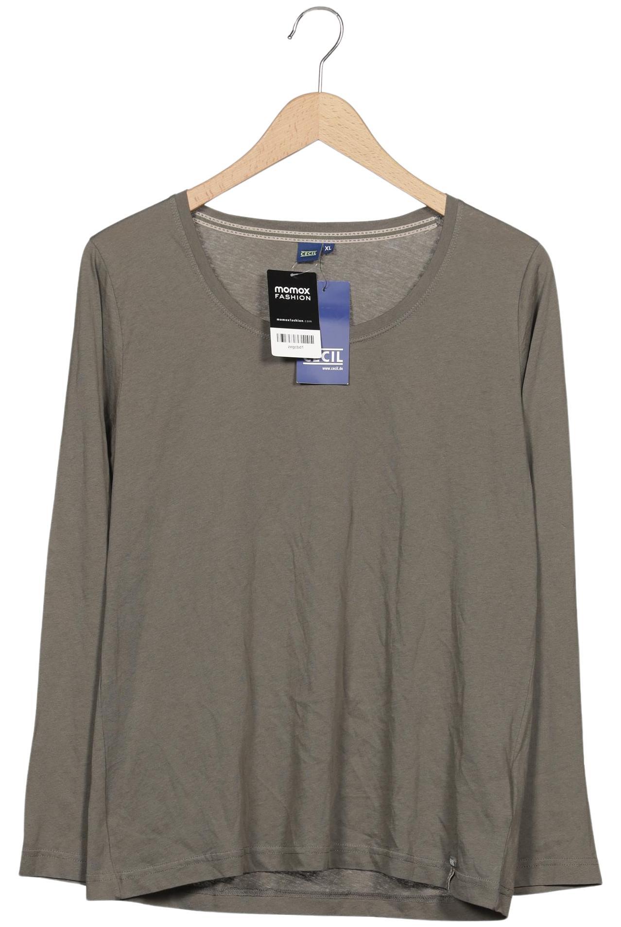 

Cecil Damen Langarmshirt, grau, Gr. 44