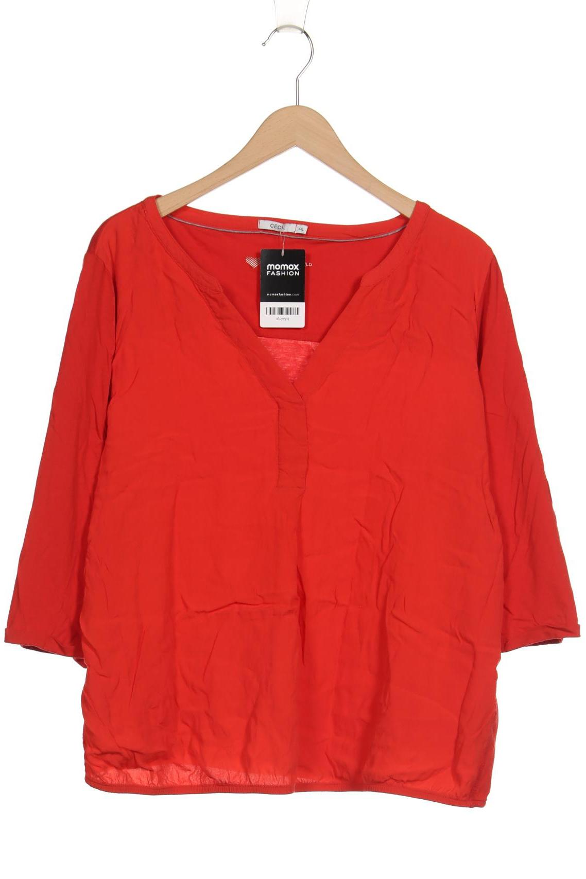 

Cecil Damen Langarmshirt, rot, Gr. 46