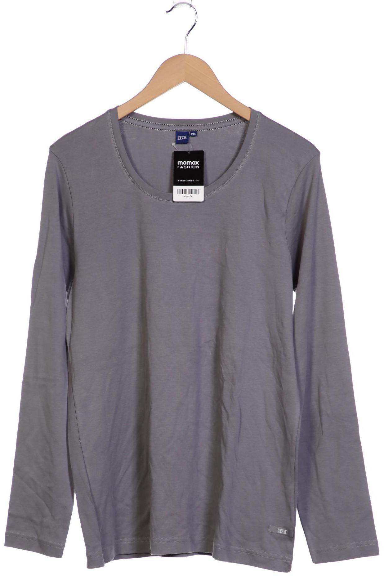 

Cecil Damen Langarmshirt, grau, Gr. 46