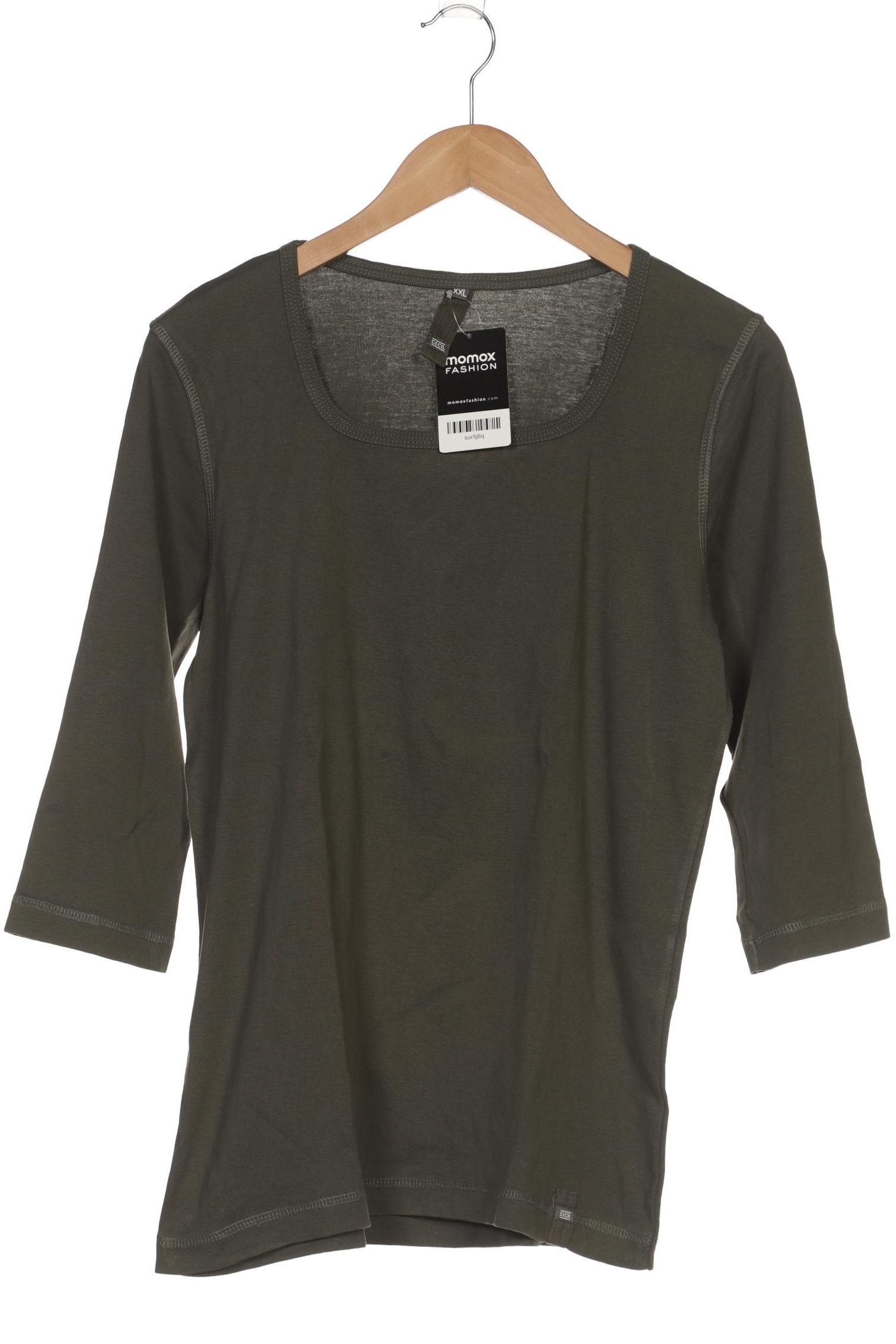 

Cecil Damen Langarmshirt, grün, Gr. 46