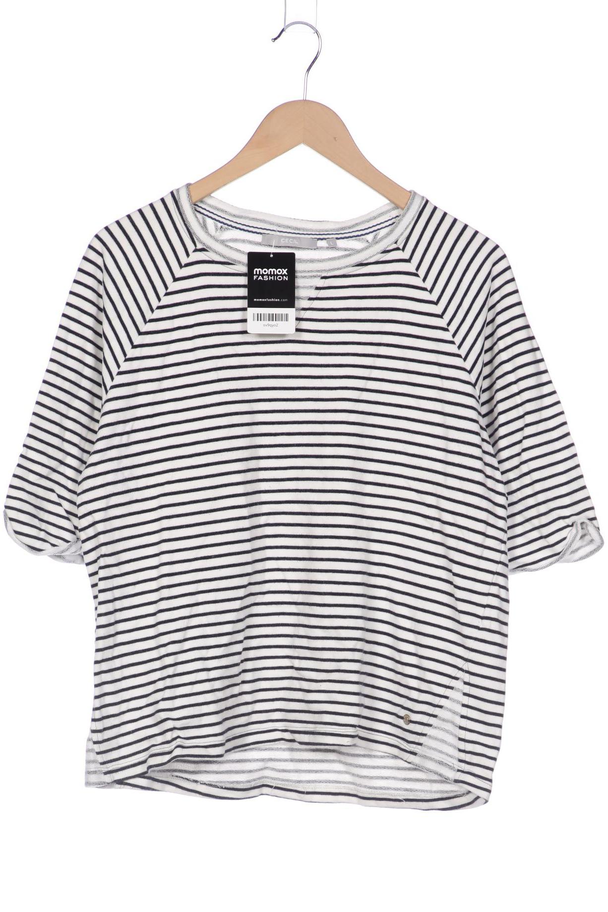 

Cecil Damen Langarmshirt, weiß, Gr. 42