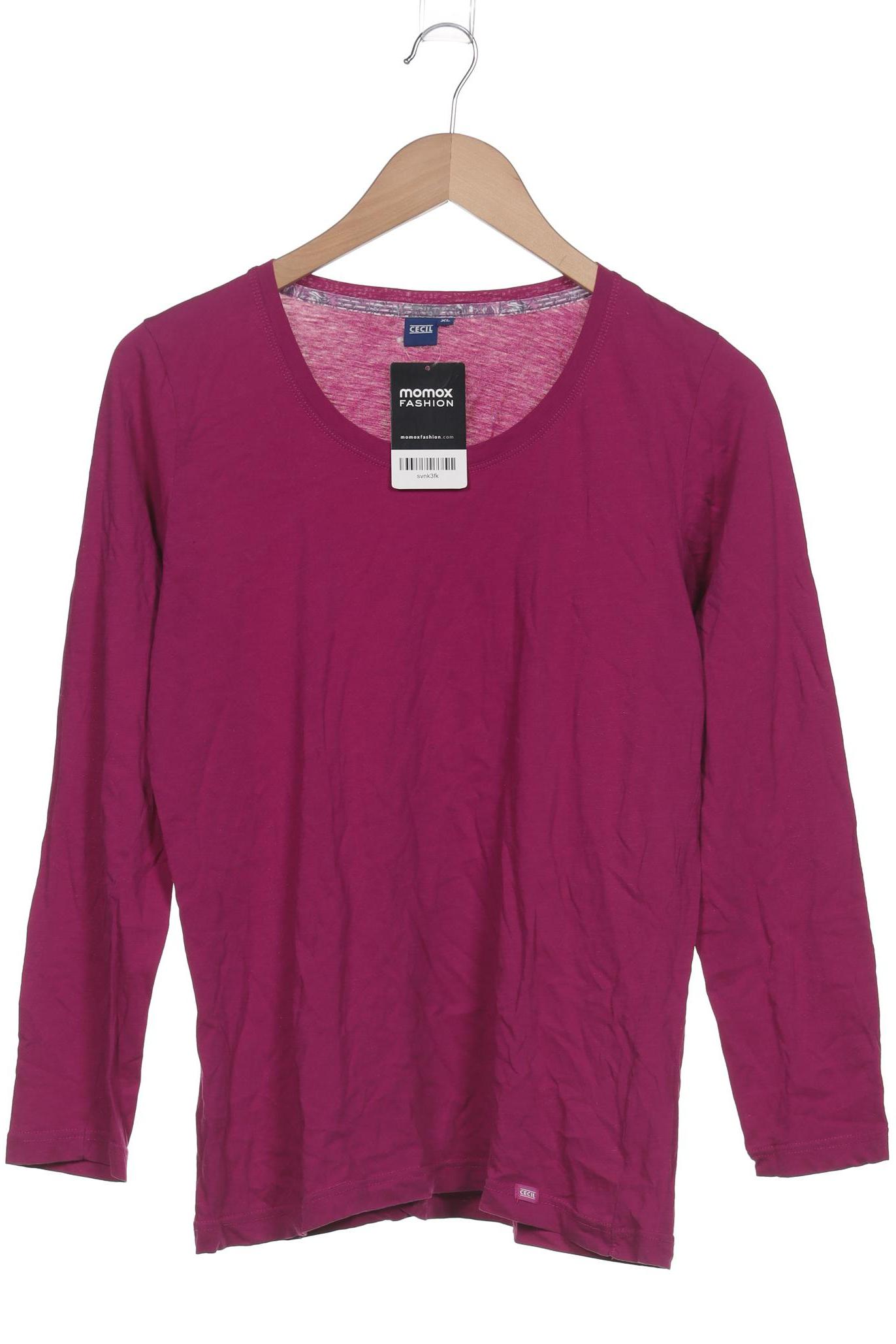 

Cecil Damen Langarmshirt, pink, Gr. 44