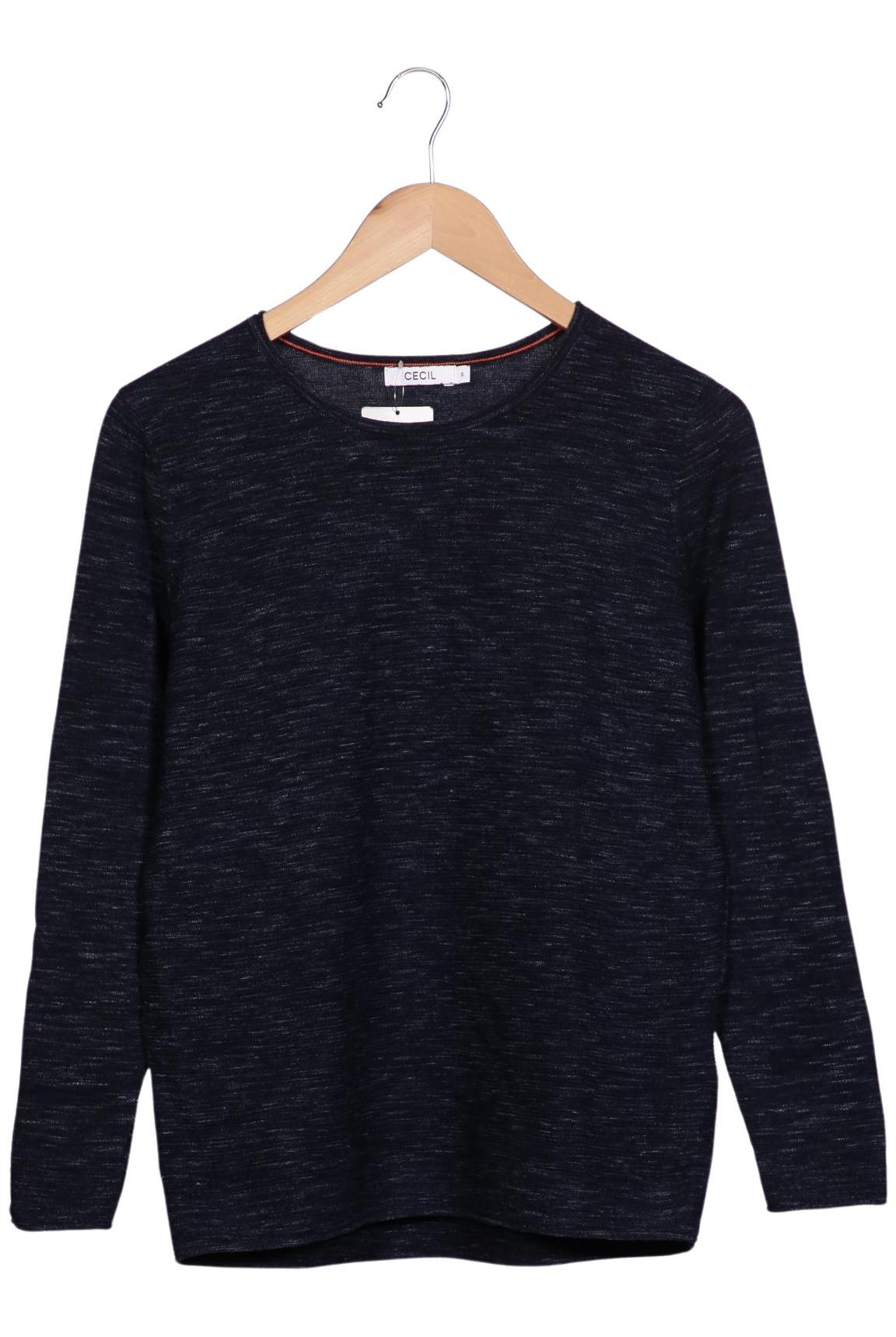 

Cecil Damen Langarmshirt, marineblau, Gr. 36