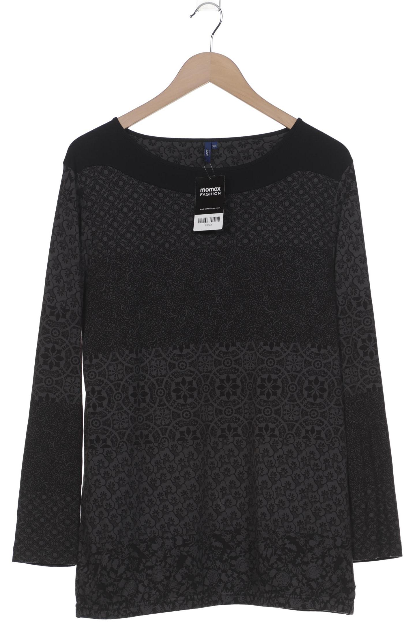 

Cecil Damen Langarmshirt, grau, Gr. 46