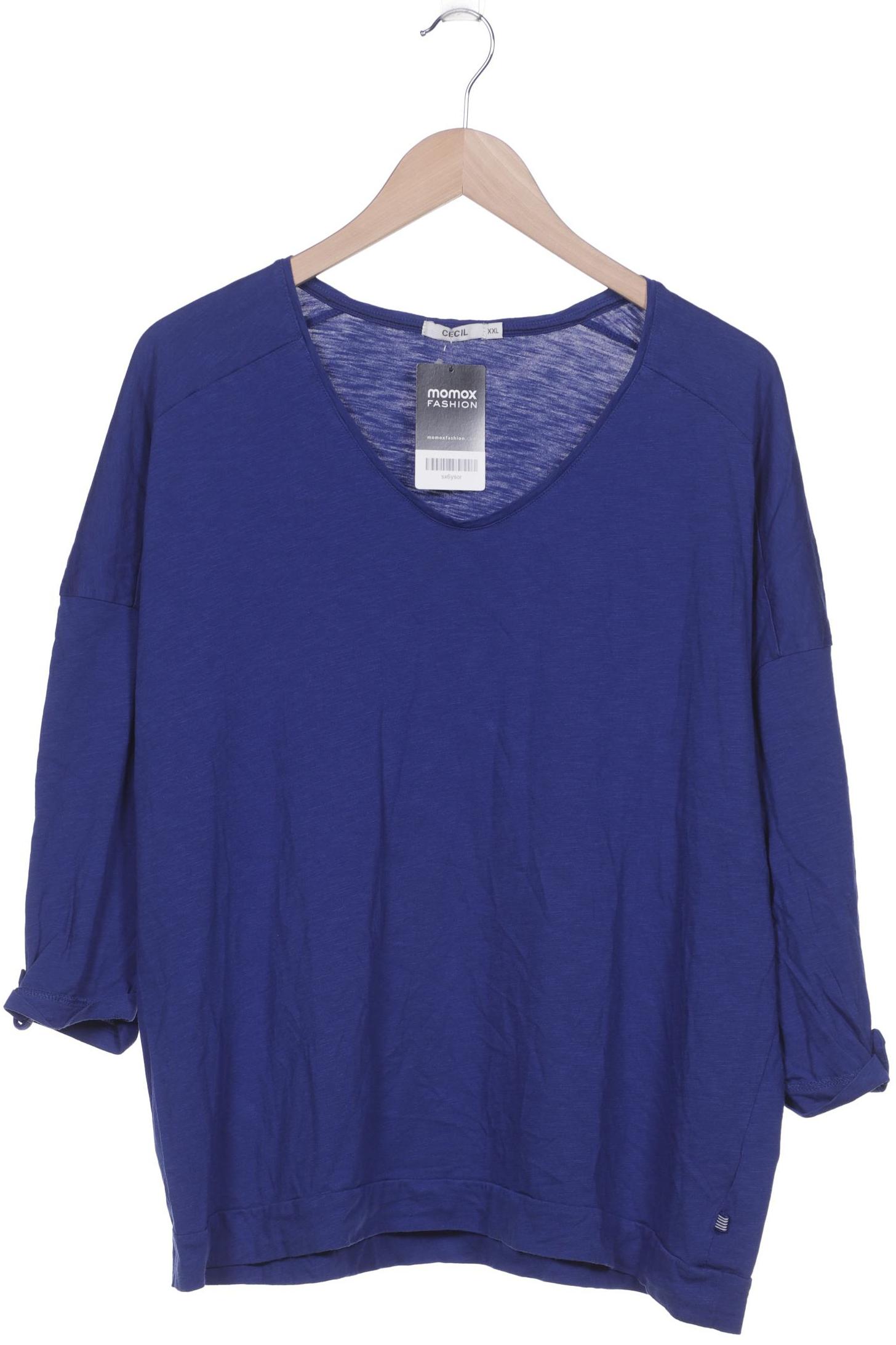 

CECIL Damen Langarmshirt, blau