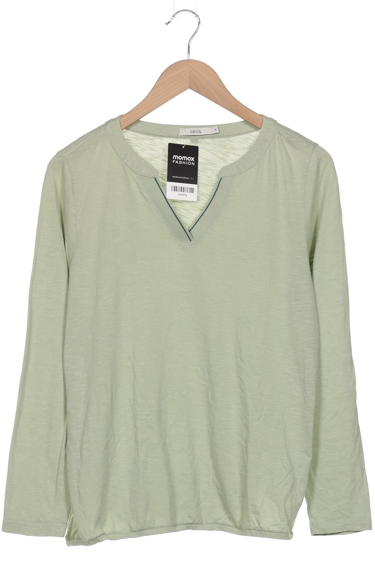 

Cecil Damen Langarmshirt, grün, Gr. 38