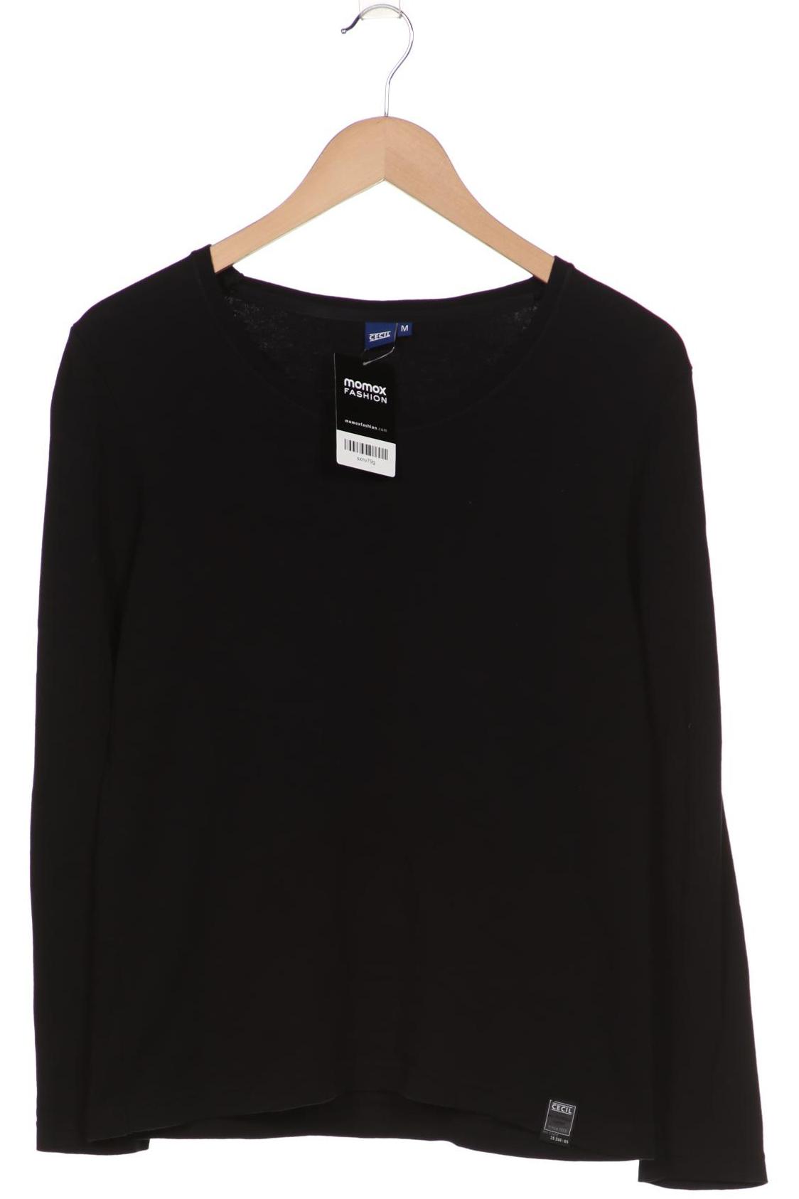 

CECIL Damen Langarmshirt, schwarz