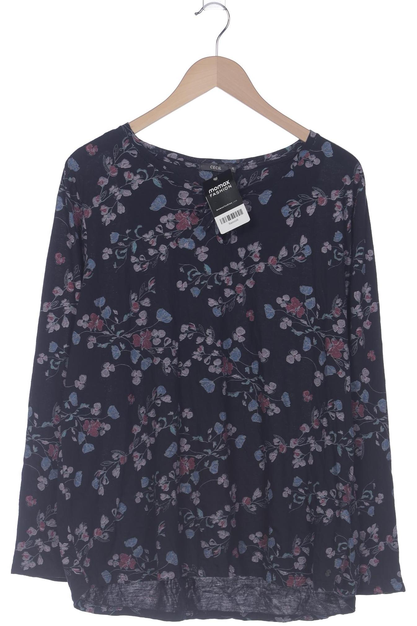 

Cecil Damen Langarmshirt, marineblau, Gr. 44