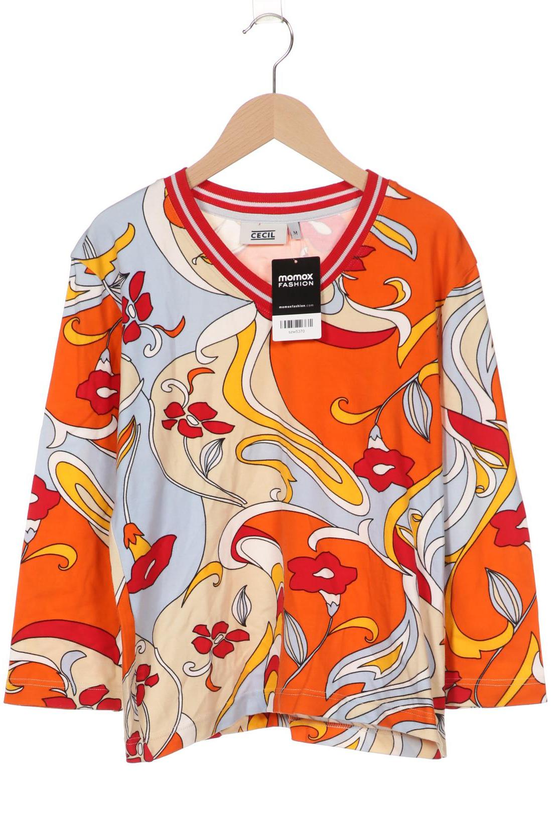 

CECIL Damen Langarmshirt, orange