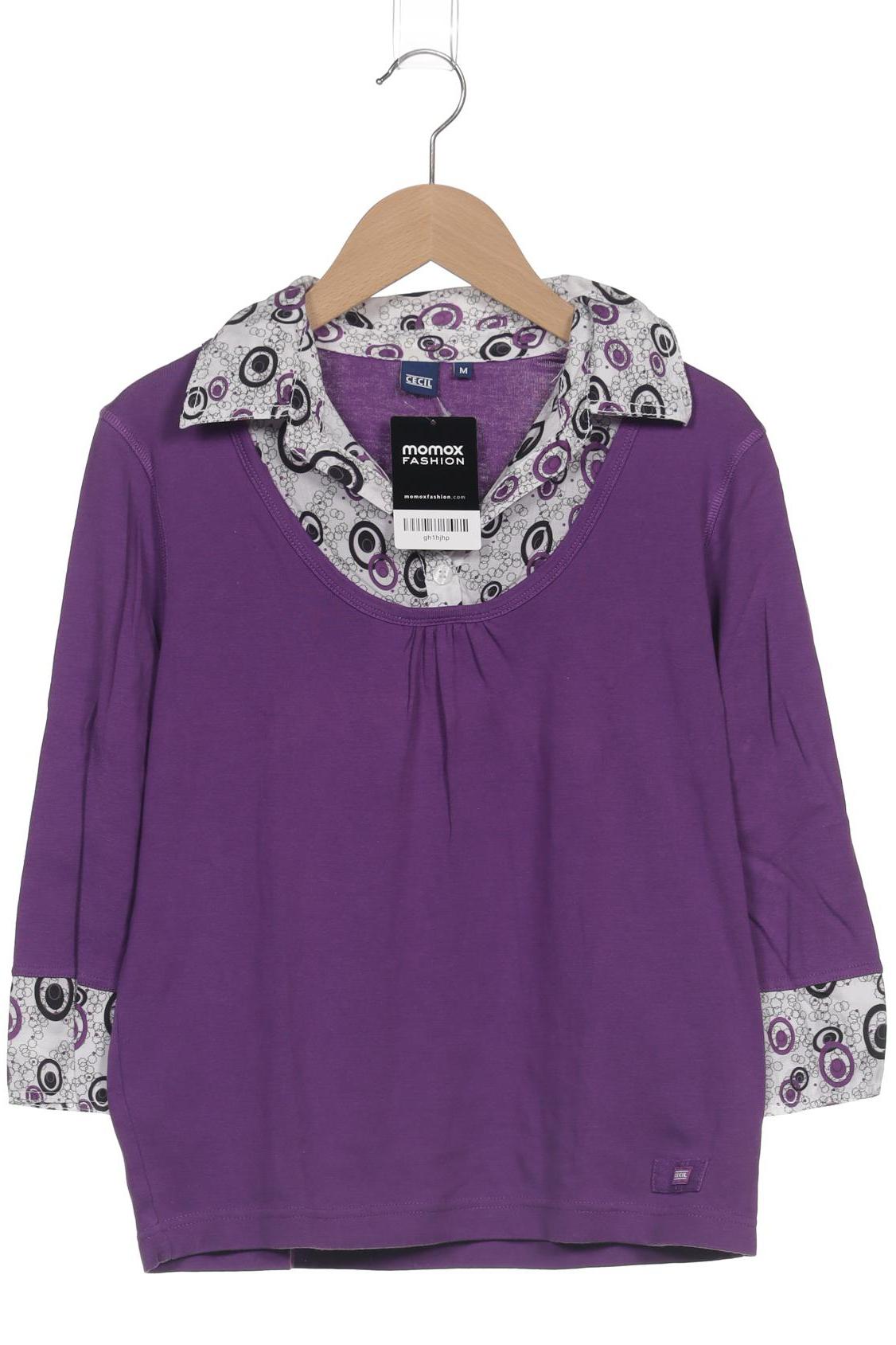 

Cecil Damen Langarmshirt, flieder, Gr. 38