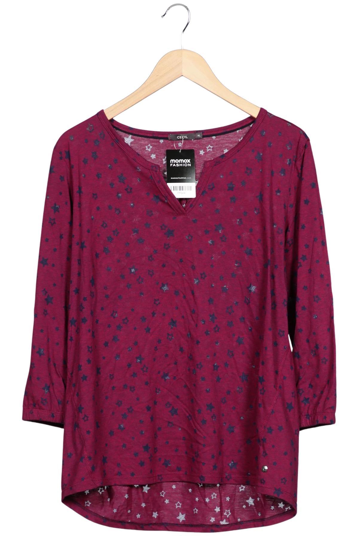 

Cecil Damen Langarmshirt, bordeaux, Gr. 44