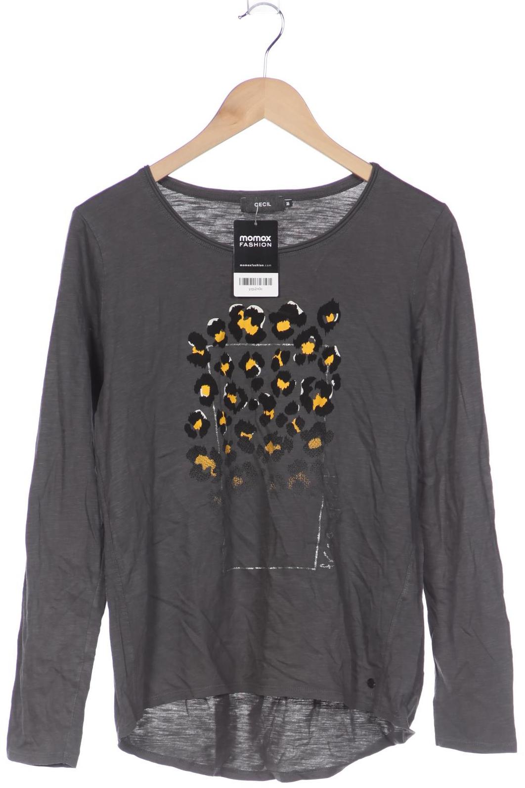 

Cecil Damen Langarmshirt, grau, Gr. 38