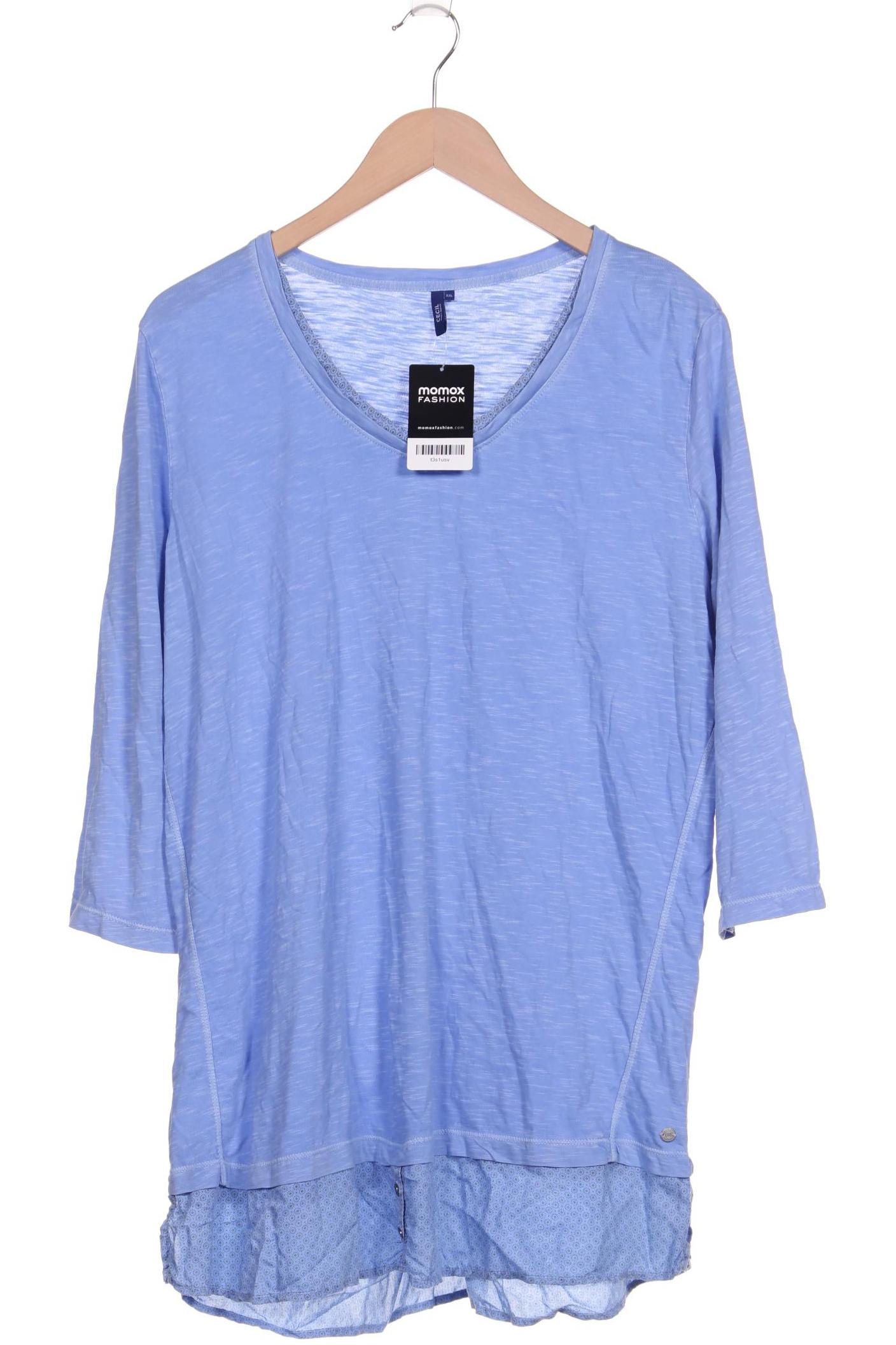 

CECIL Damen Langarmshirt, blau