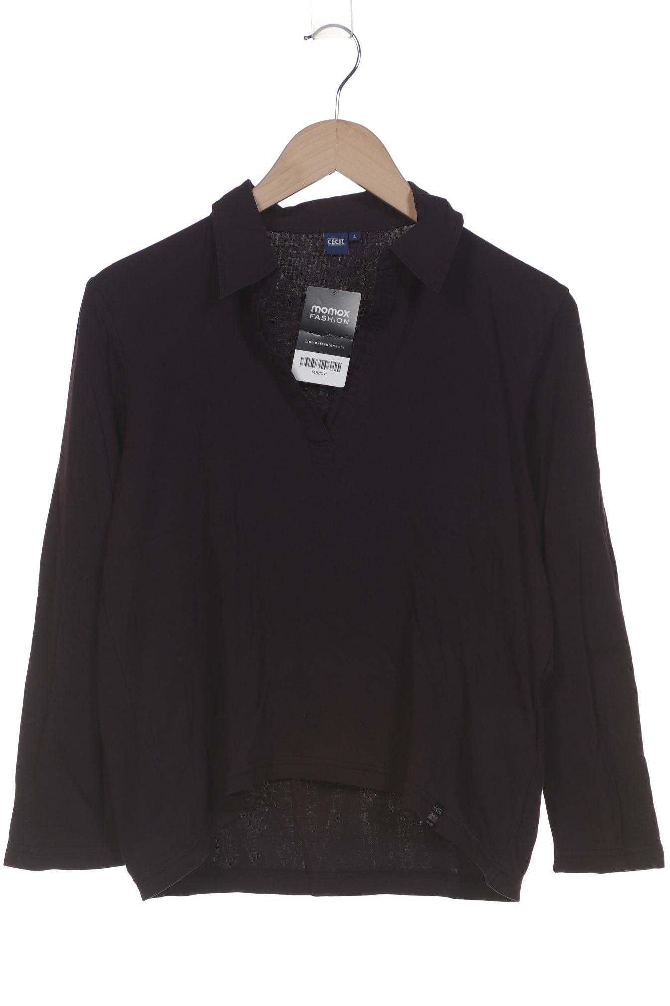 

Cecil Damen Langarmshirt, marineblau, Gr. 42