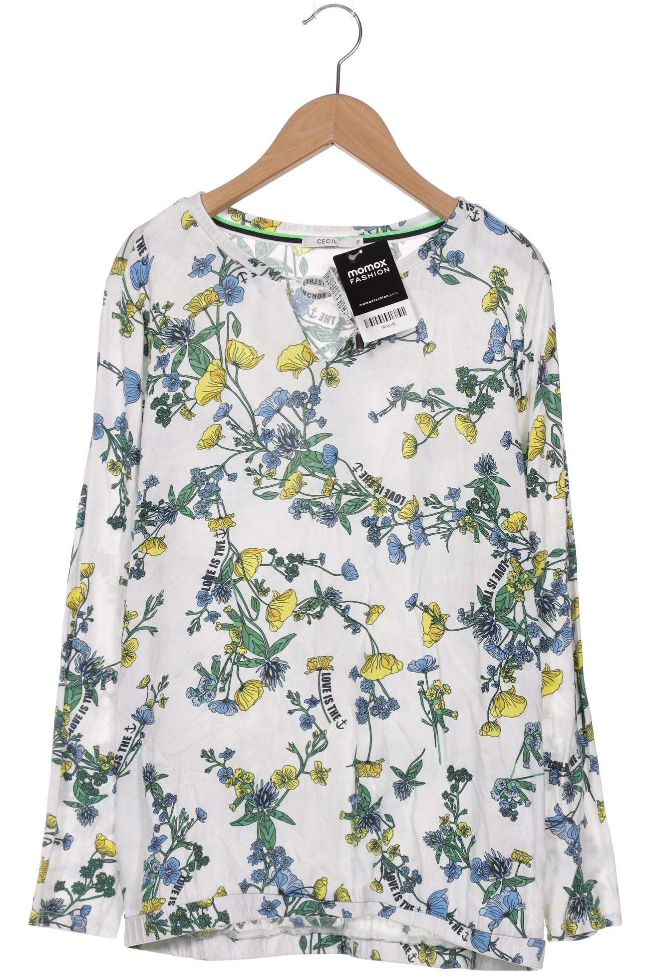 

Cecil Damen Langarmshirt, weiß, Gr. 38