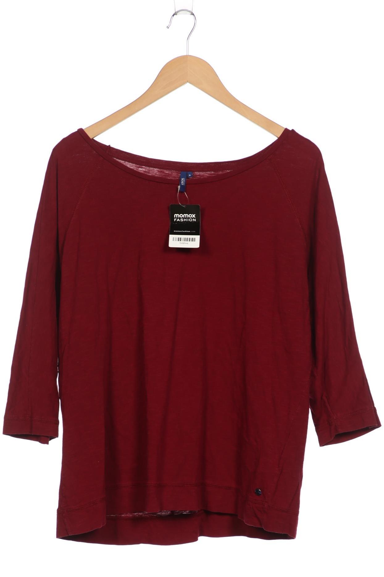 

Cecil Damen Langarmshirt, bordeaux, Gr. 44