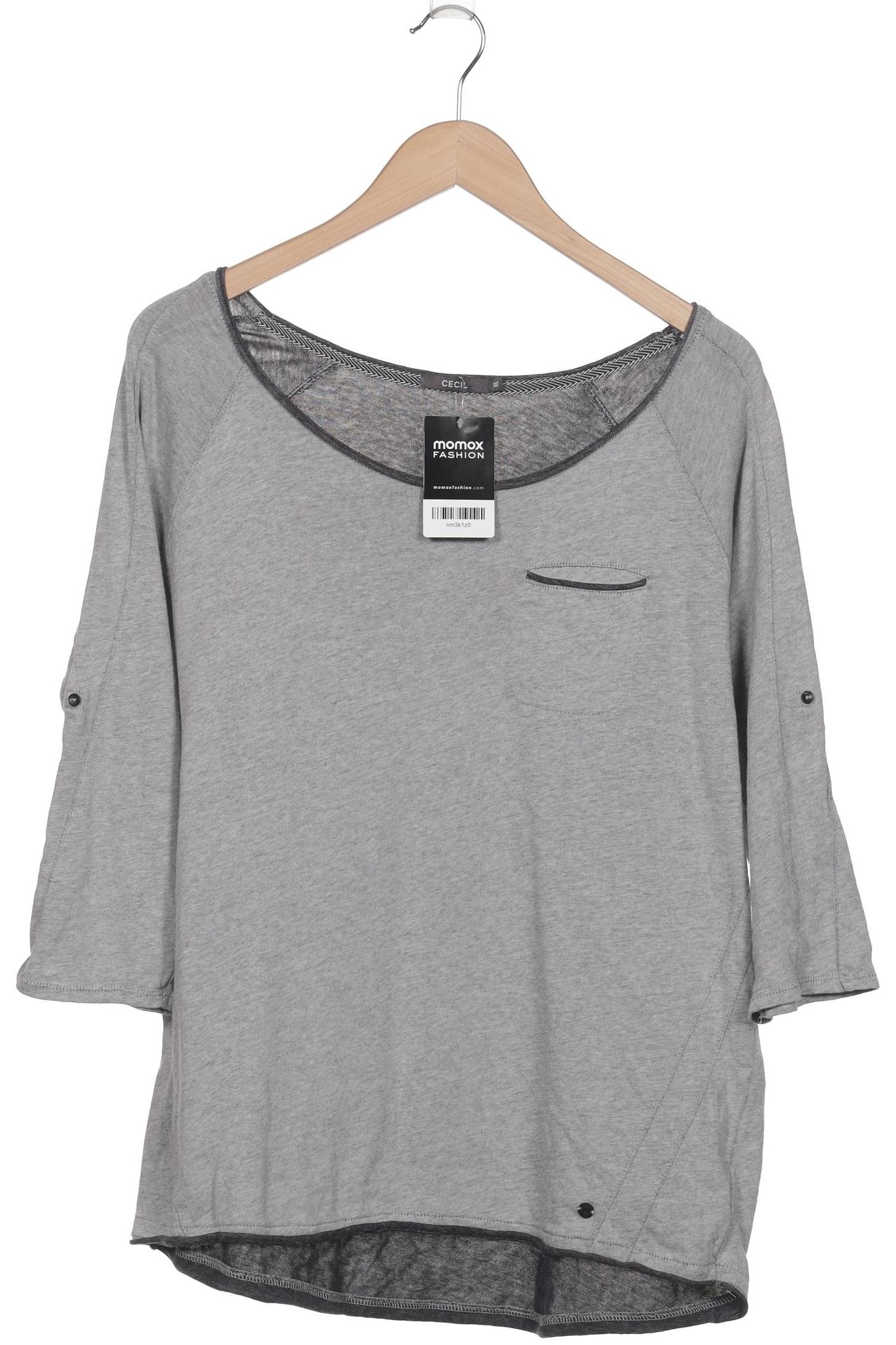 

Cecil Damen Langarmshirt, grau, Gr. 44