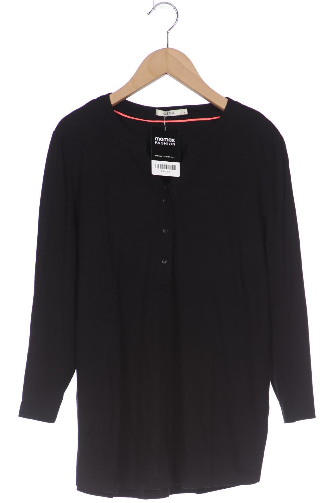 

Cecil Damen Langarmshirt, schwarz, Gr. 42