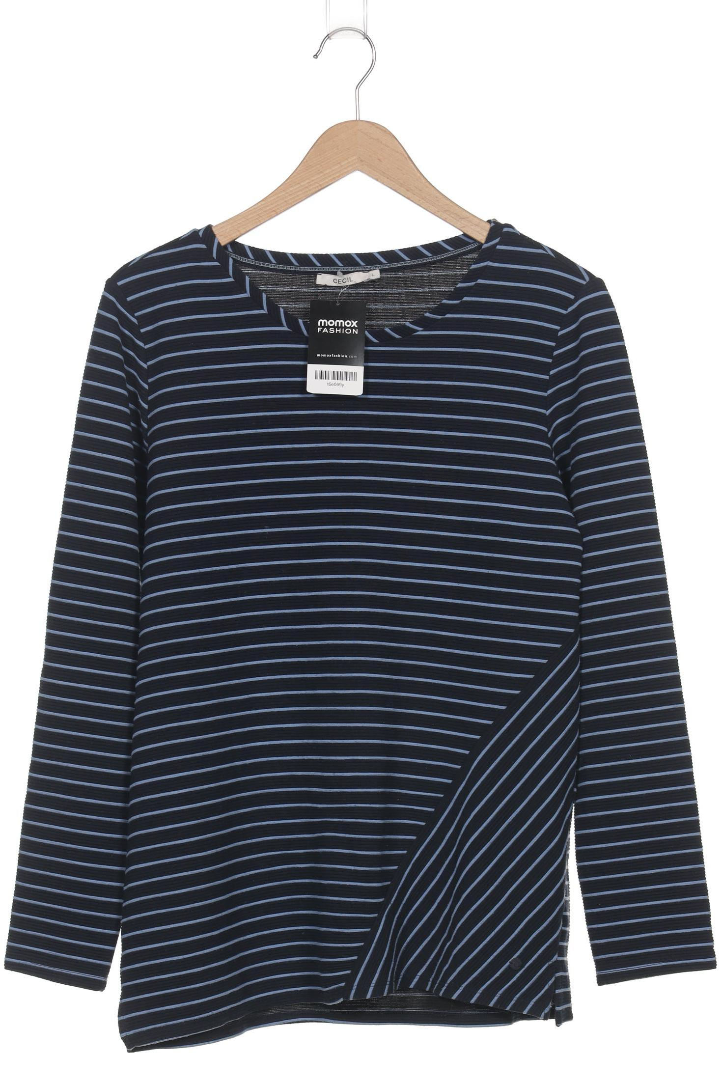 

Cecil Damen Langarmshirt, marineblau, Gr. 42