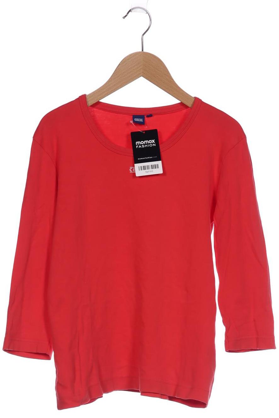 

Cecil Damen Langarmshirt, rot, Gr. 36