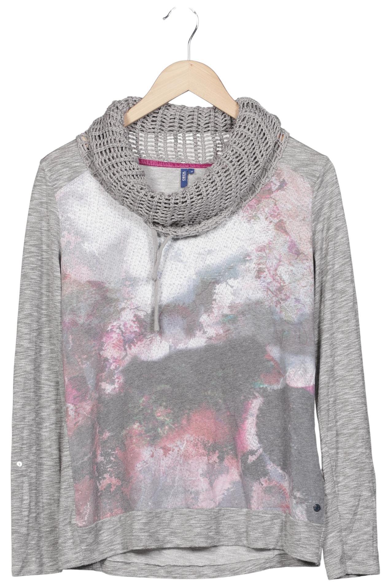 

Cecil Damen Langarmshirt, grau, Gr. 38