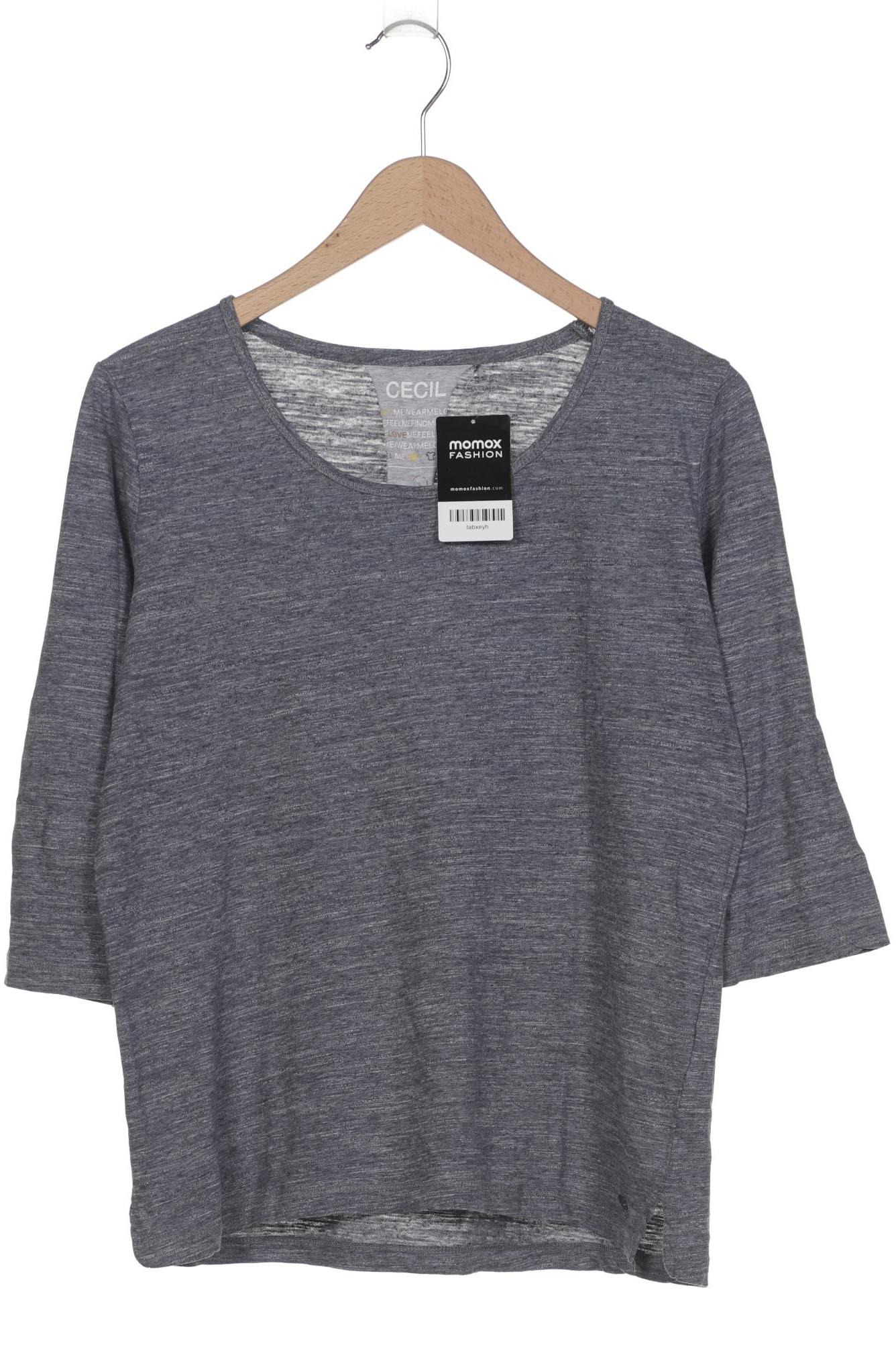 

Cecil Damen Langarmshirt, grau, Gr. 42