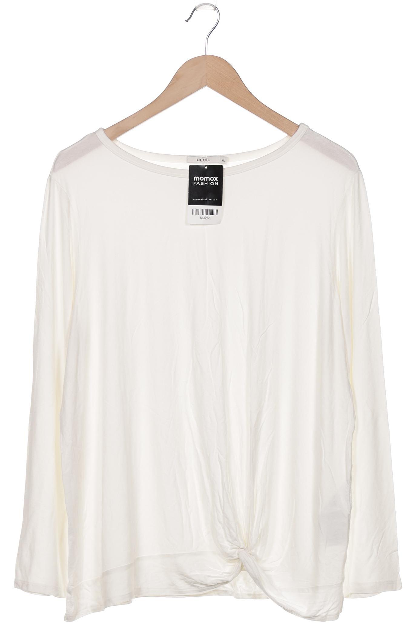 

Cecil Damen Langarmshirt, weiß, Gr. 44