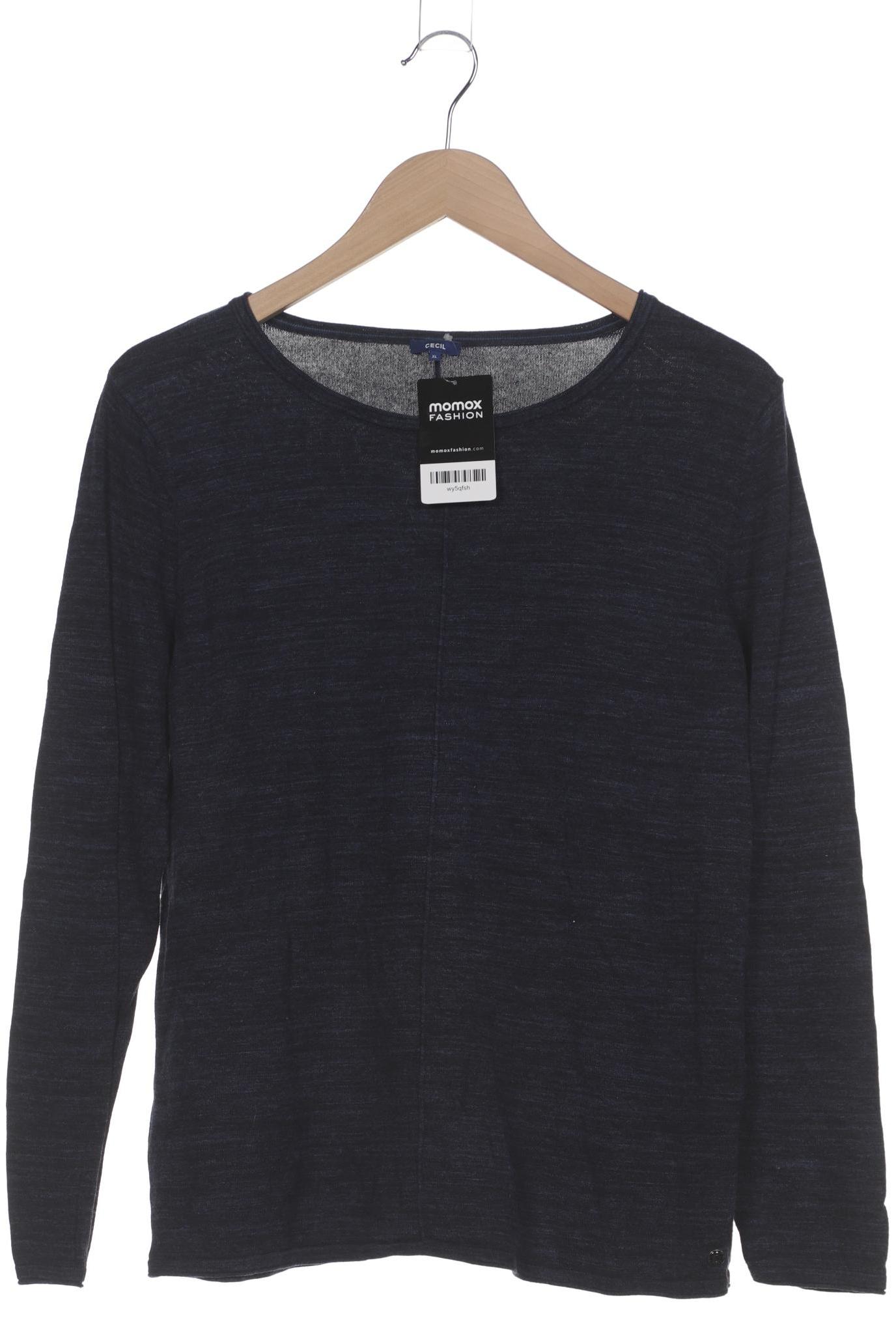 

Cecil Damen Langarmshirt, marineblau, Gr. 44