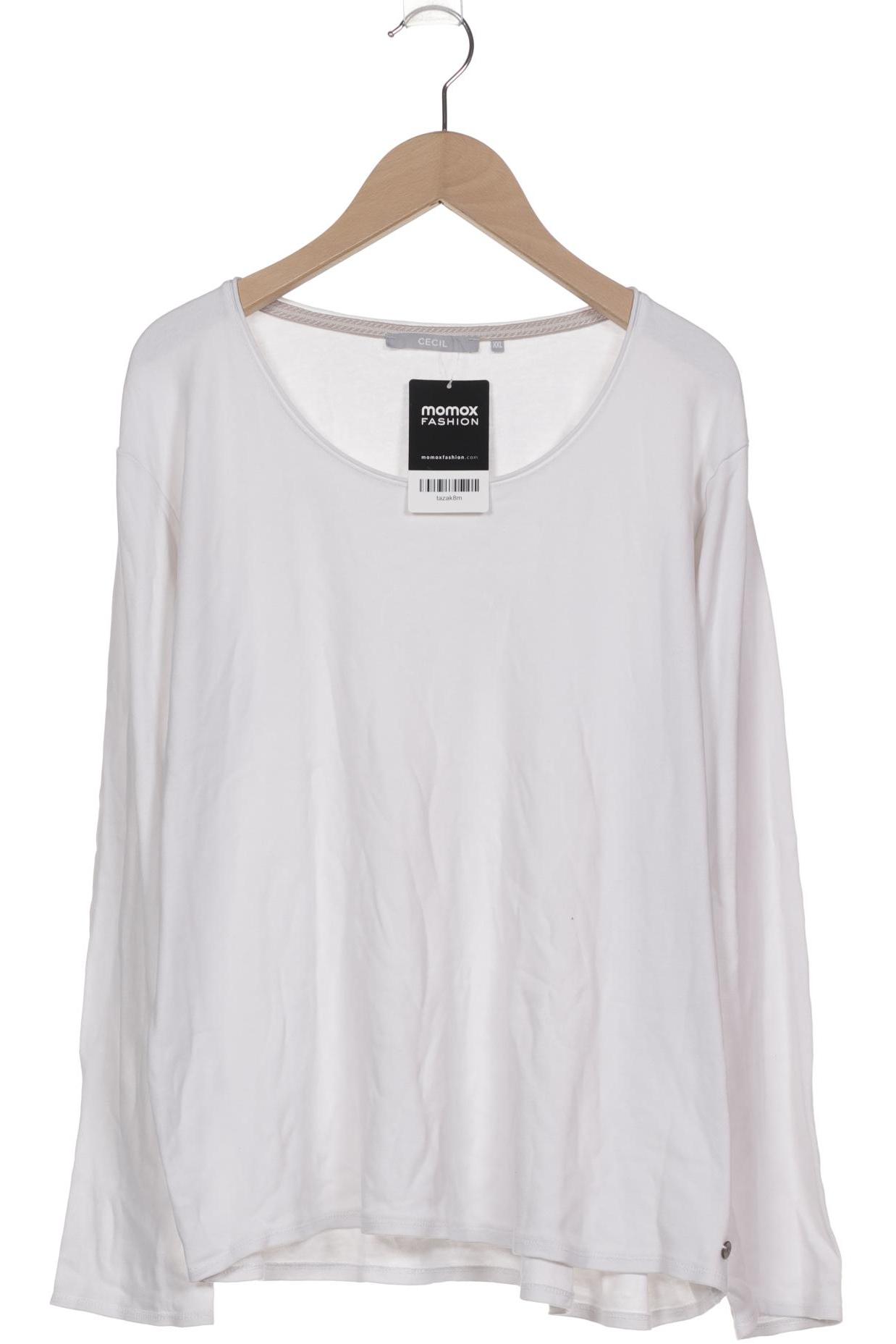 

Cecil Damen Langarmshirt, weiß, Gr. 46