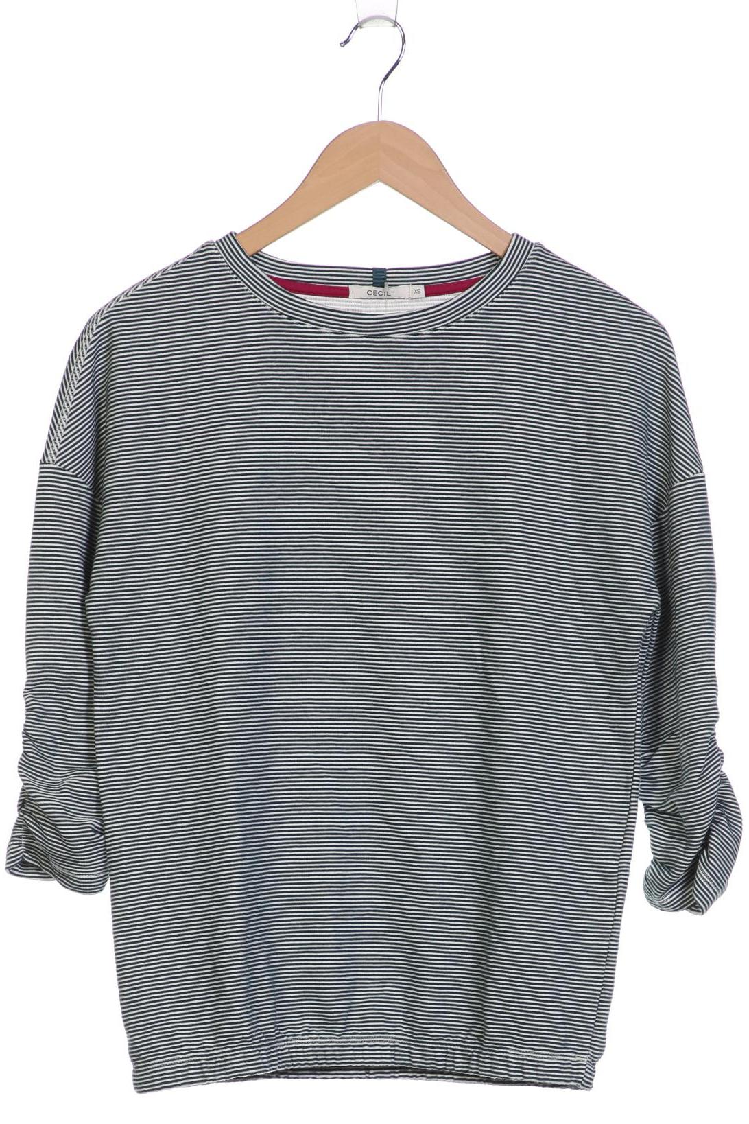 

Cecil Damen Langarmshirt, grün, Gr. 34