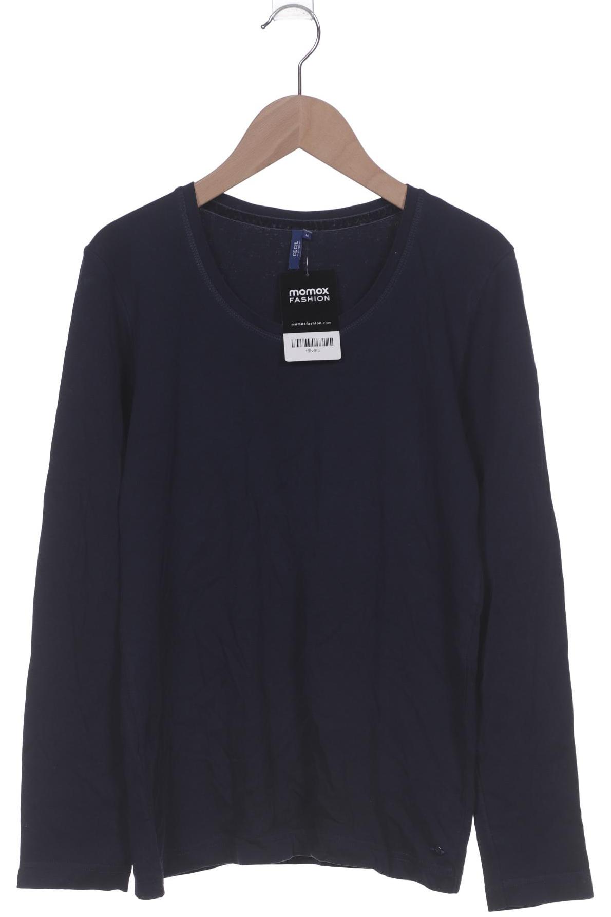 

Cecil Damen Langarmshirt, marineblau, Gr. 38