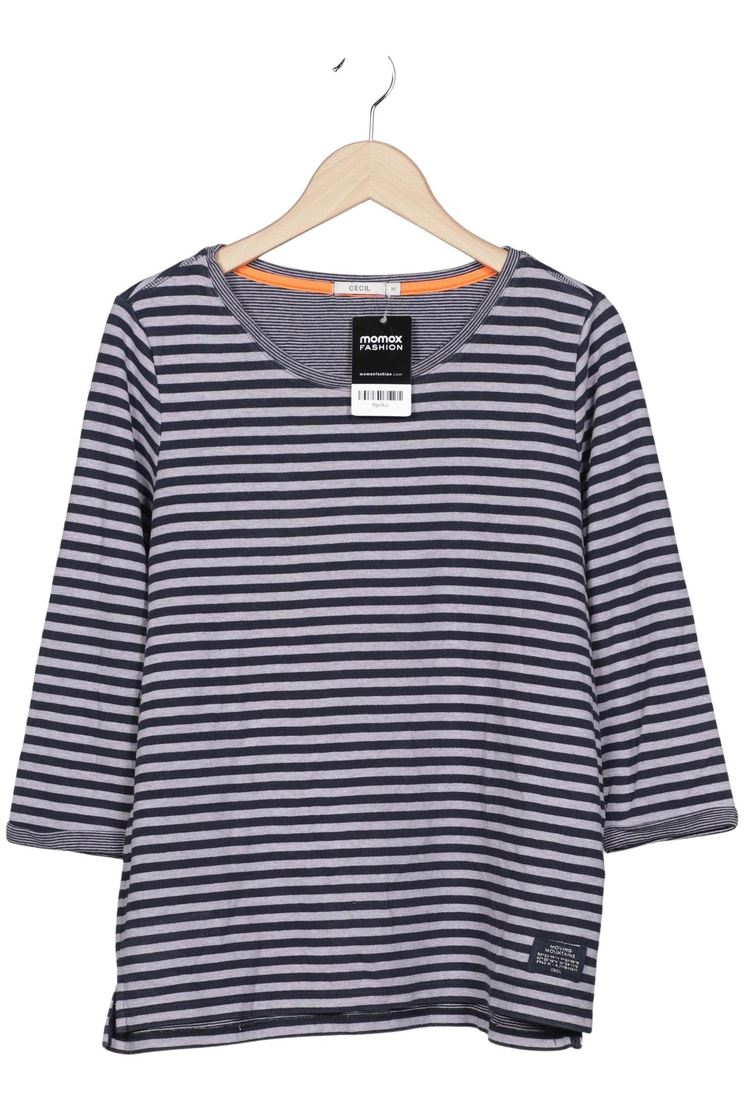 

Cecil Damen Langarmshirt, grau, Gr. 38