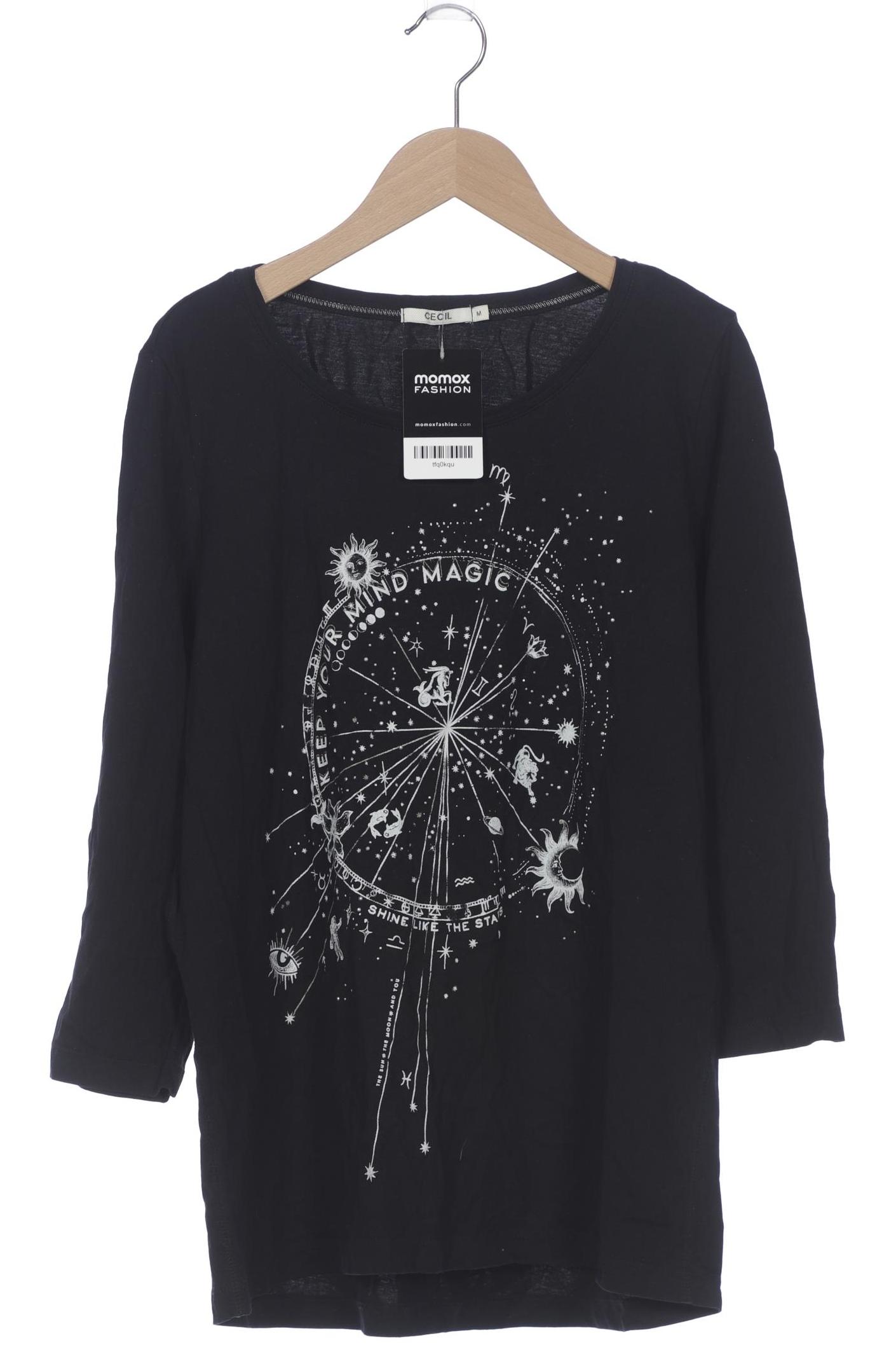

Cecil Damen Langarmshirt, schwarz, Gr. 38