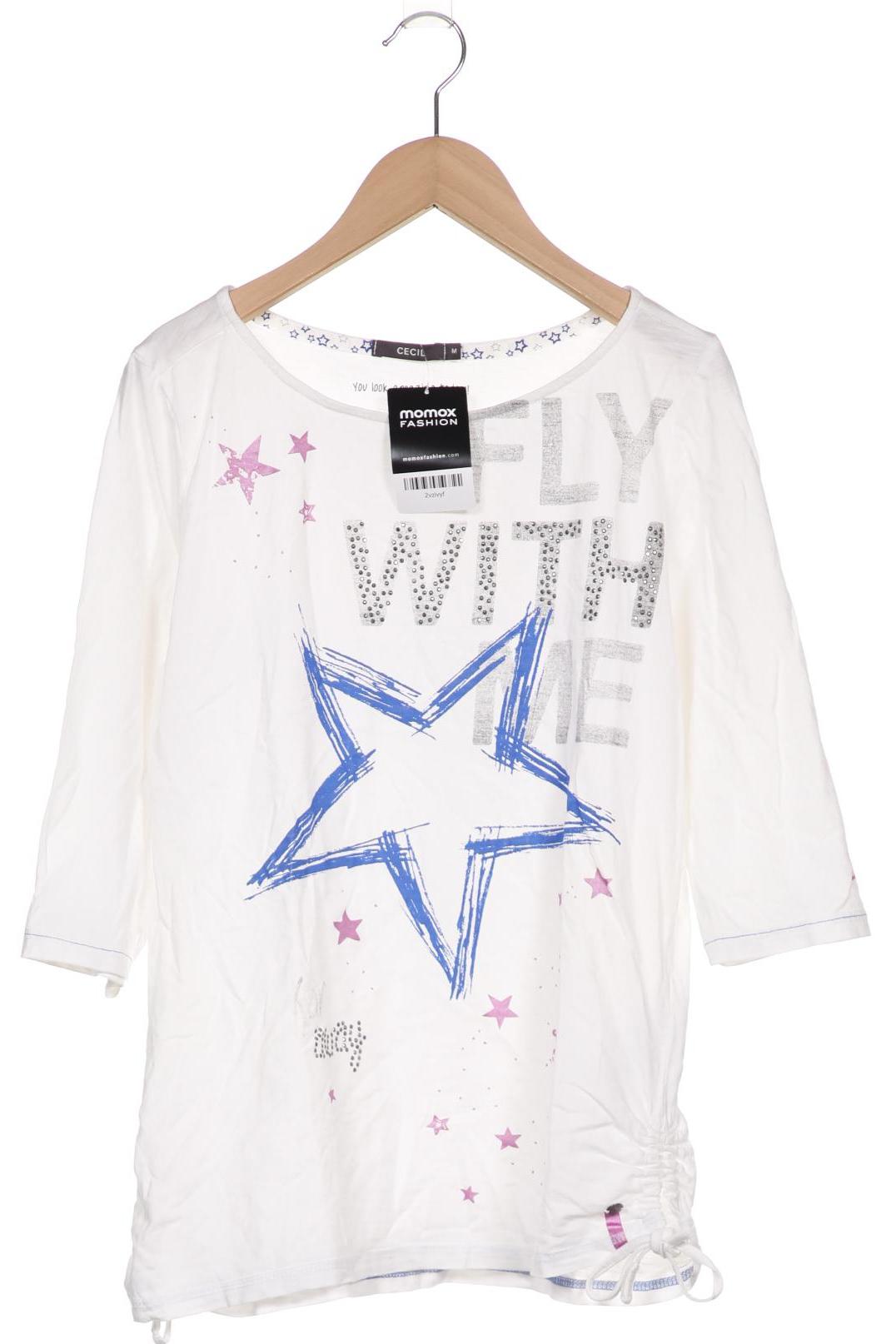 

CECIL Damen Langarmshirt, weiß