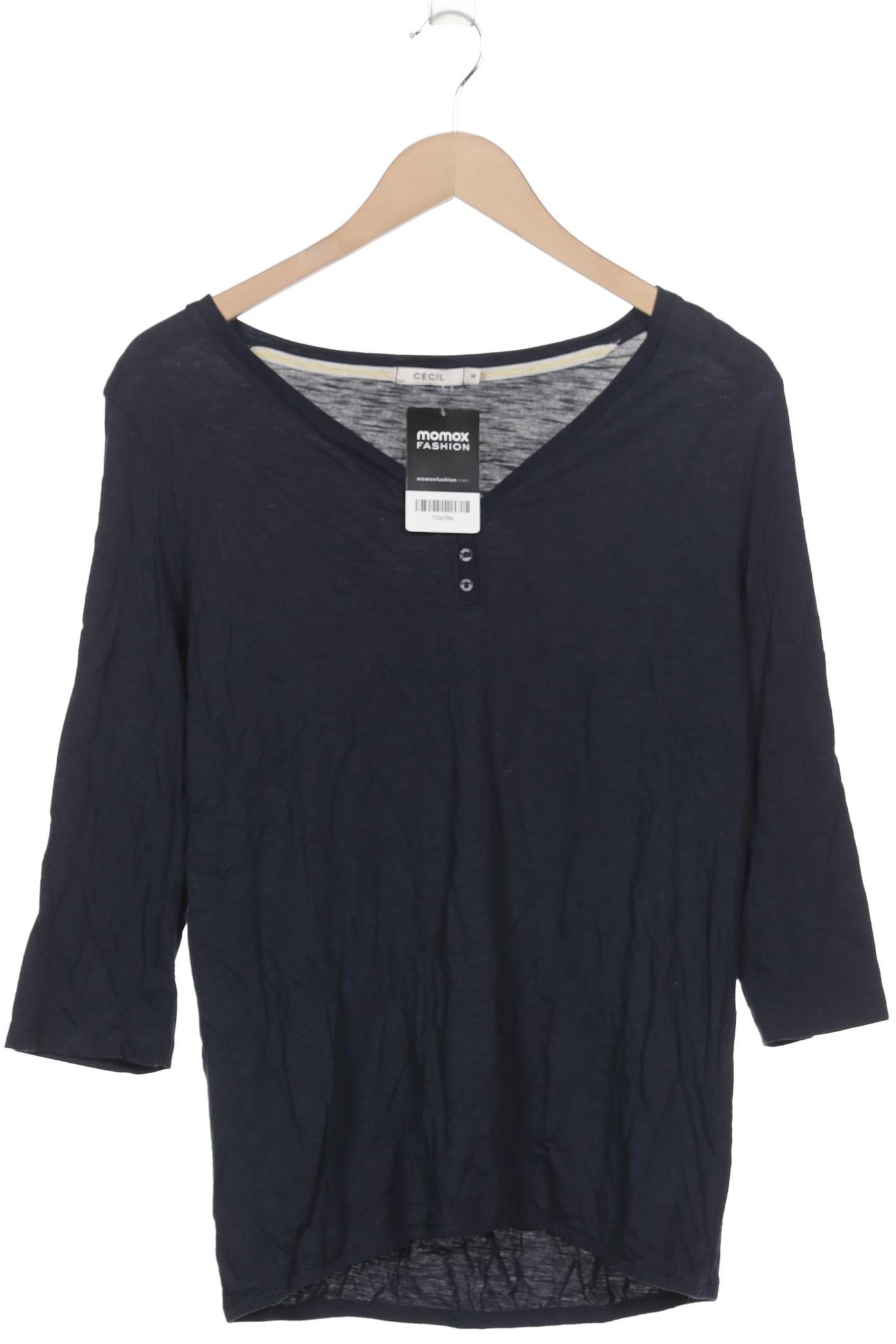 

Cecil Damen Langarmshirt, marineblau, Gr. 38