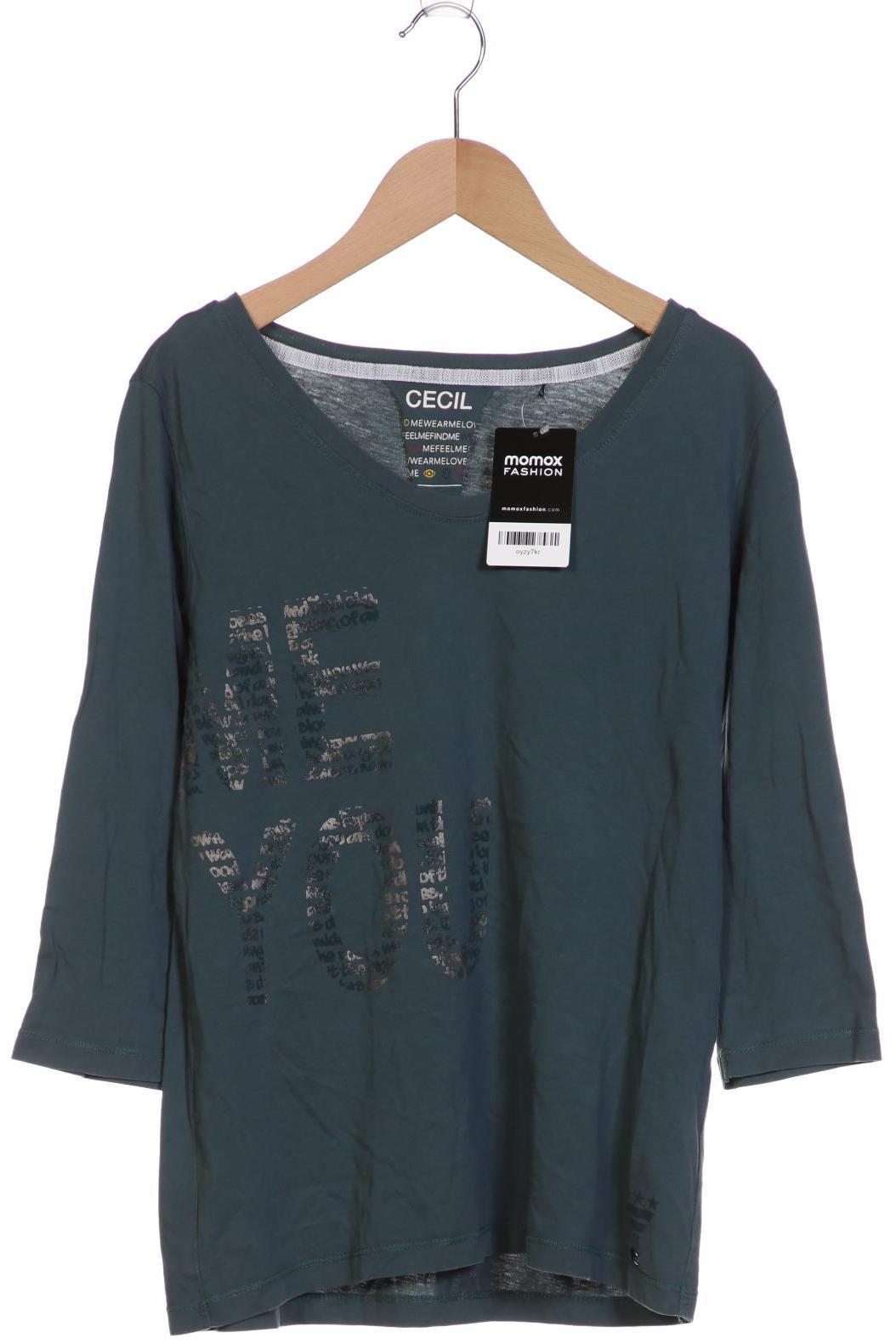 

Cecil Damen Langarmshirt, türkis, Gr. 36