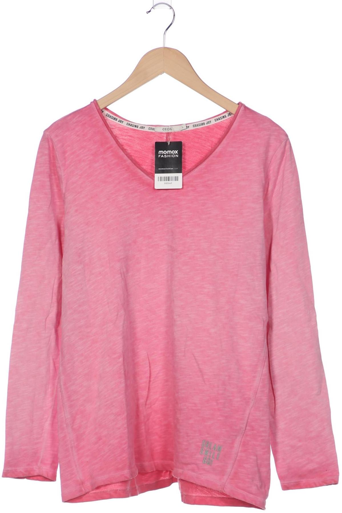 

Cecil Damen Langarmshirt, pink, Gr. 42
