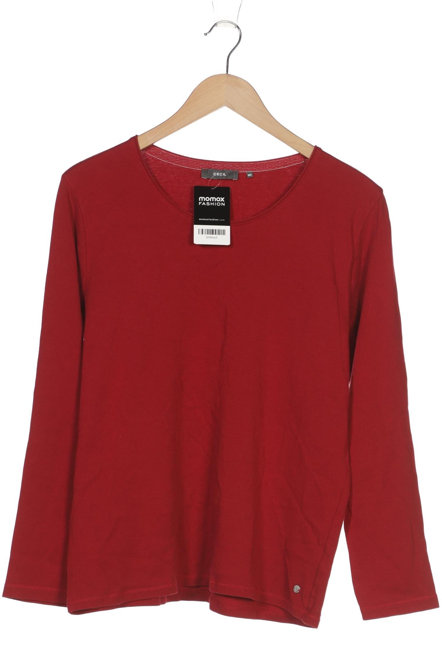 

Cecil Damen Langarmshirt, bordeaux, Gr. 46