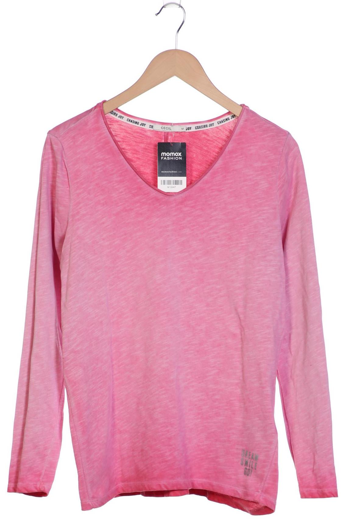 

Cecil Damen Langarmshirt, pink, Gr. 38