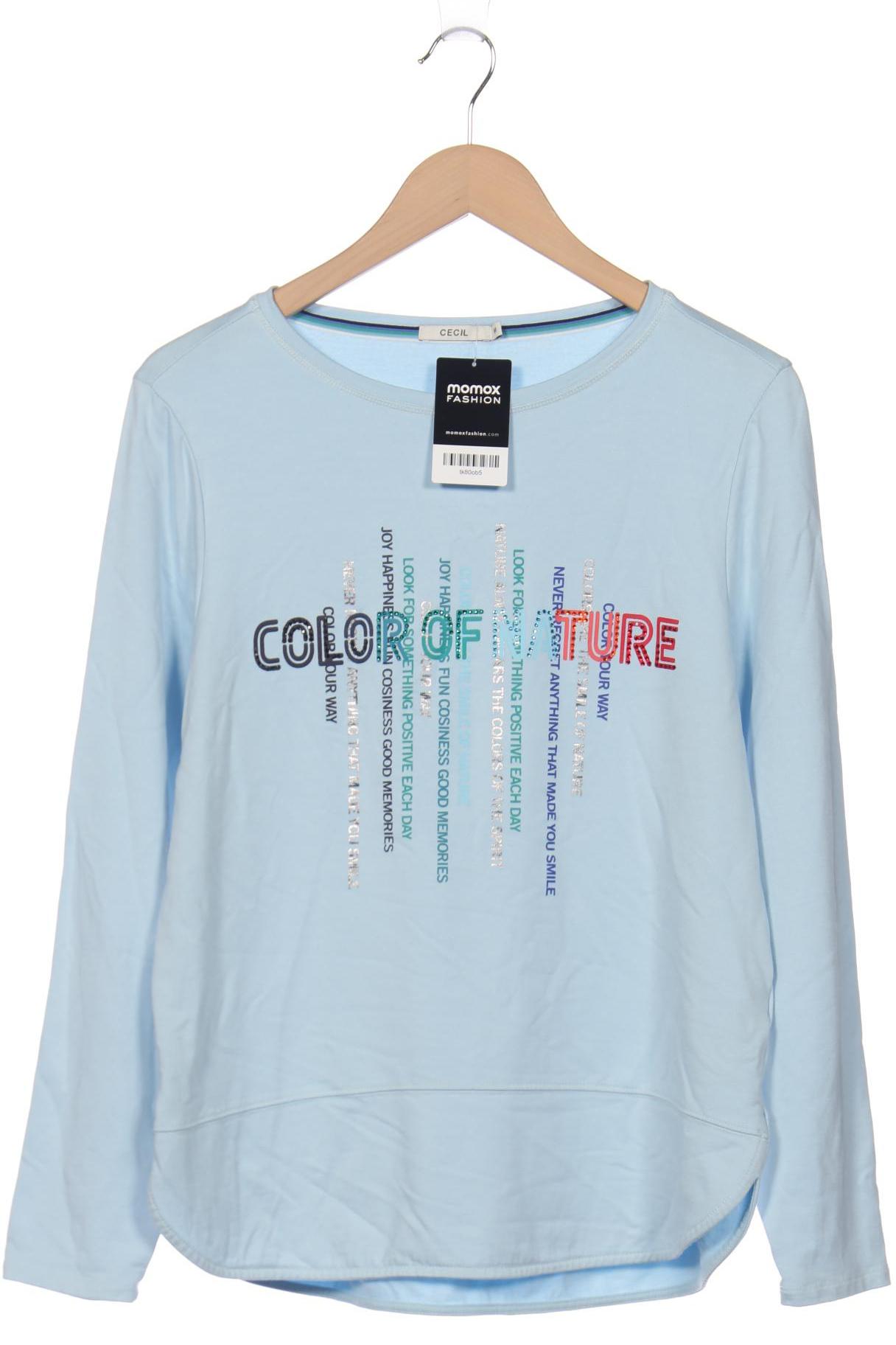 

CECIL Damen Langarmshirt, blau