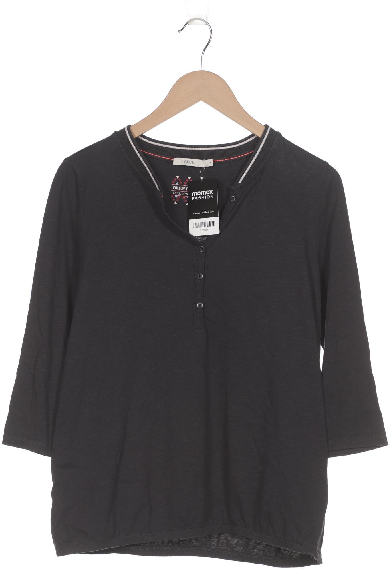 

Cecil Damen Langarmshirt, schwarz, Gr. 38
