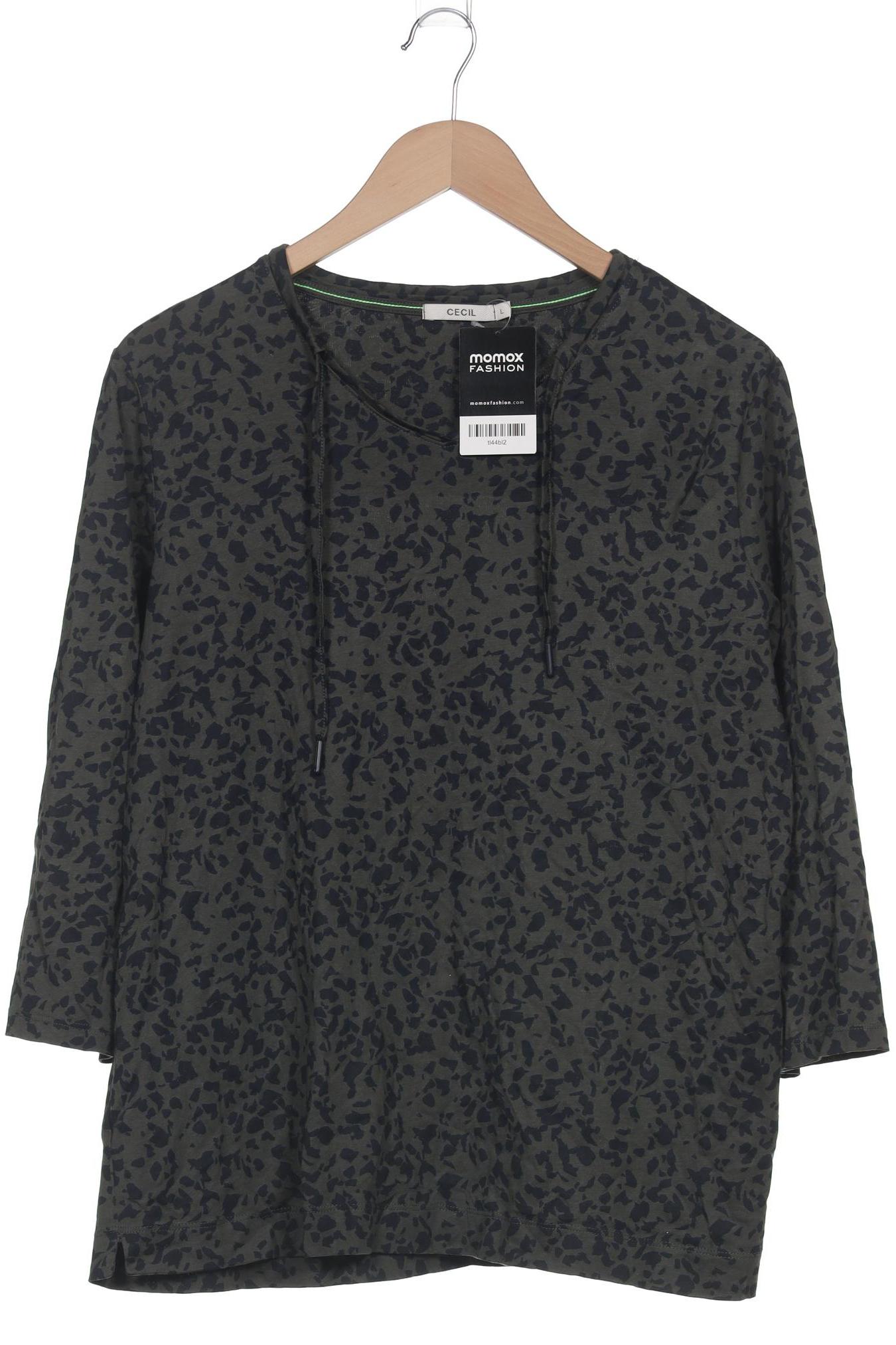 

Cecil Damen Langarmshirt, grün, Gr. 42