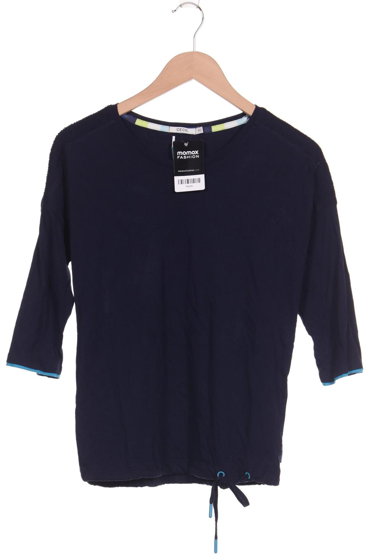

CECIL Damen Langarmshirt, marineblau