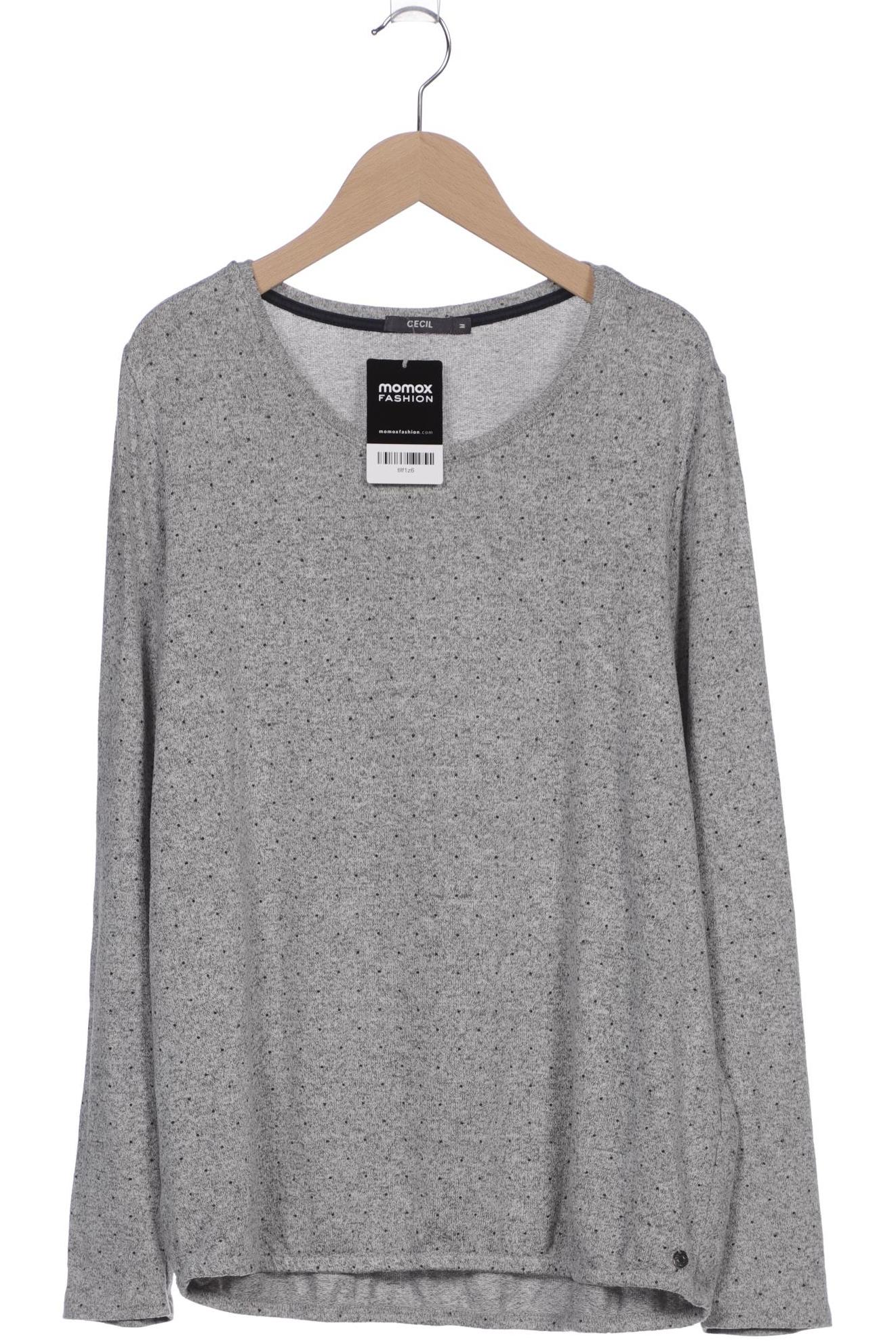 

Cecil Damen Langarmshirt, grau, Gr. 38