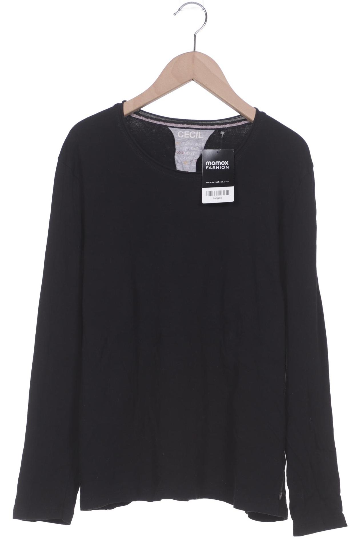 

Cecil Damen Langarmshirt, schwarz, Gr. 42